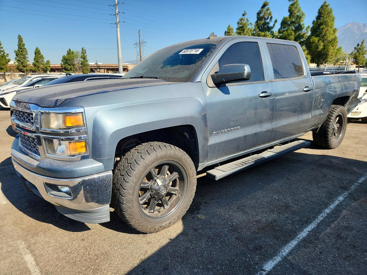 2014 Chevrolet Silverado C1500 Lt Blue vin: 3GCPCRECXEG285340