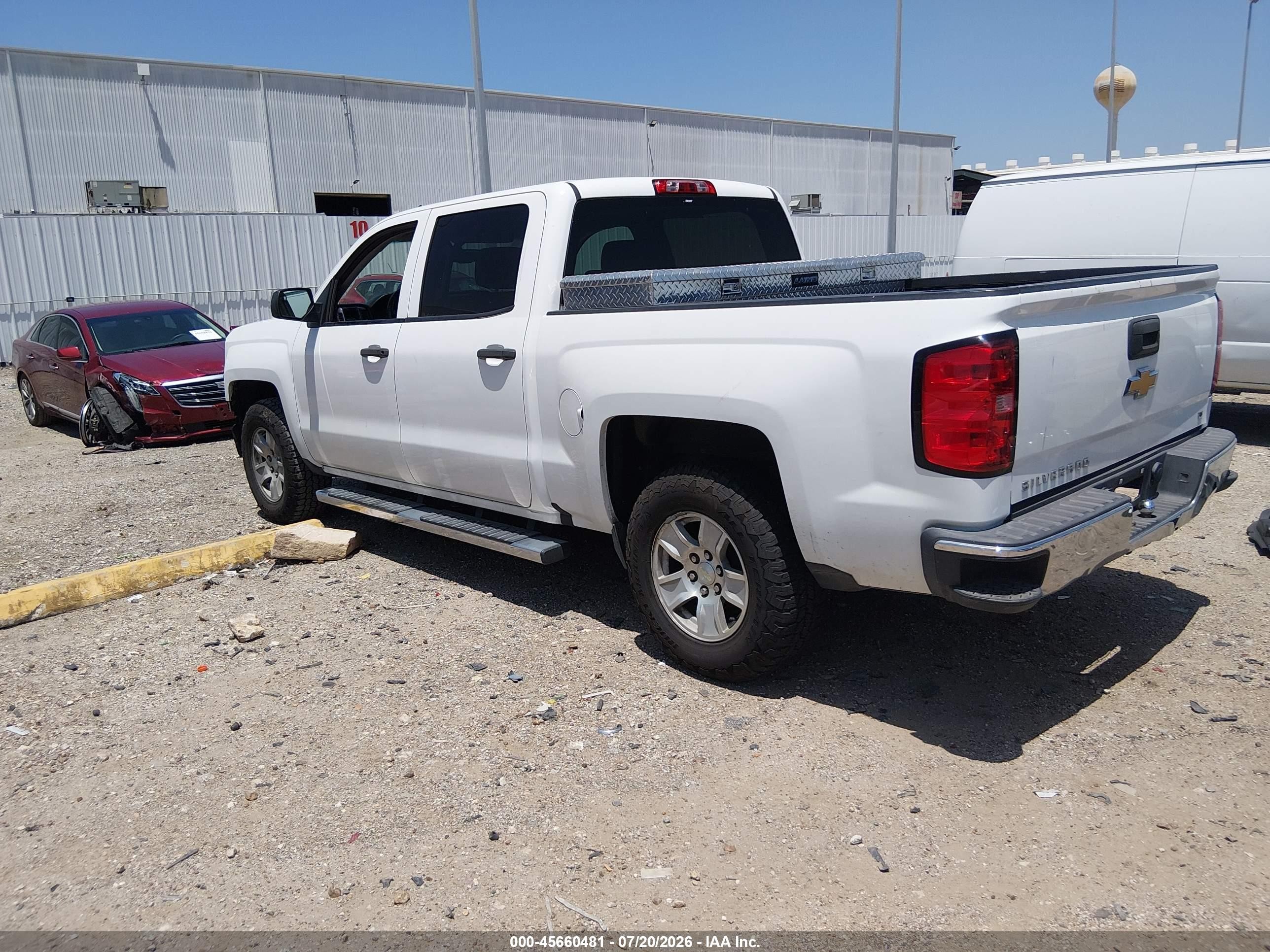 2014 Chevrolet Silverado 1500 Lt Белый vin: 3GCPCRECXEG421269