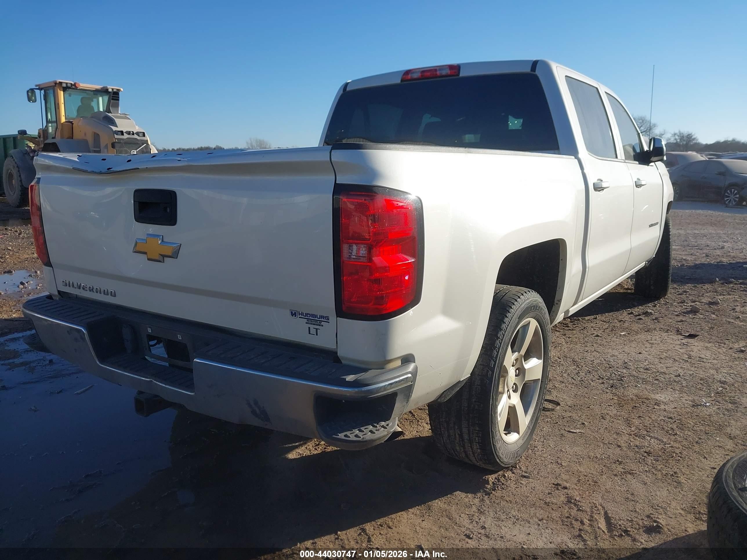 2014 Chevrolet Silverado 1500 1lt White vin: 3GCPCRECXEG505026