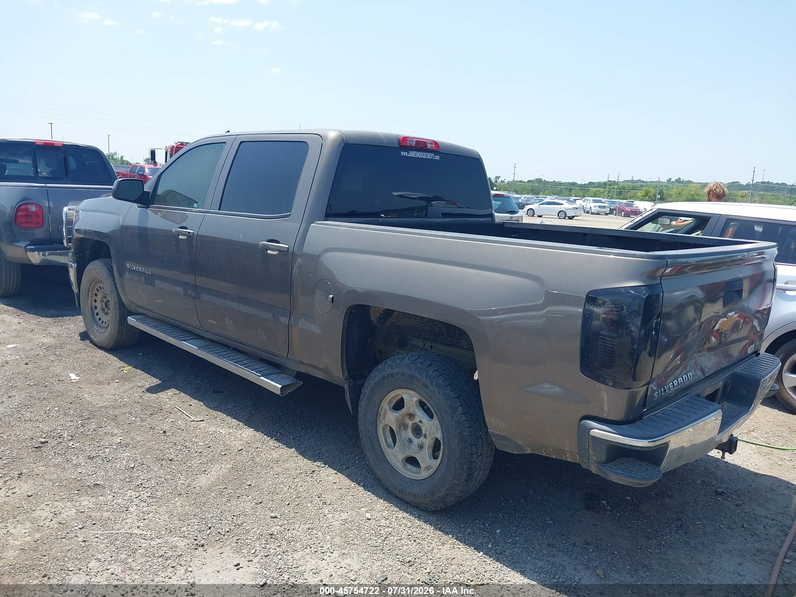 2014 Chevrolet Silverado 1500 Lt Gray vin: 3GCPCRECXEG535823