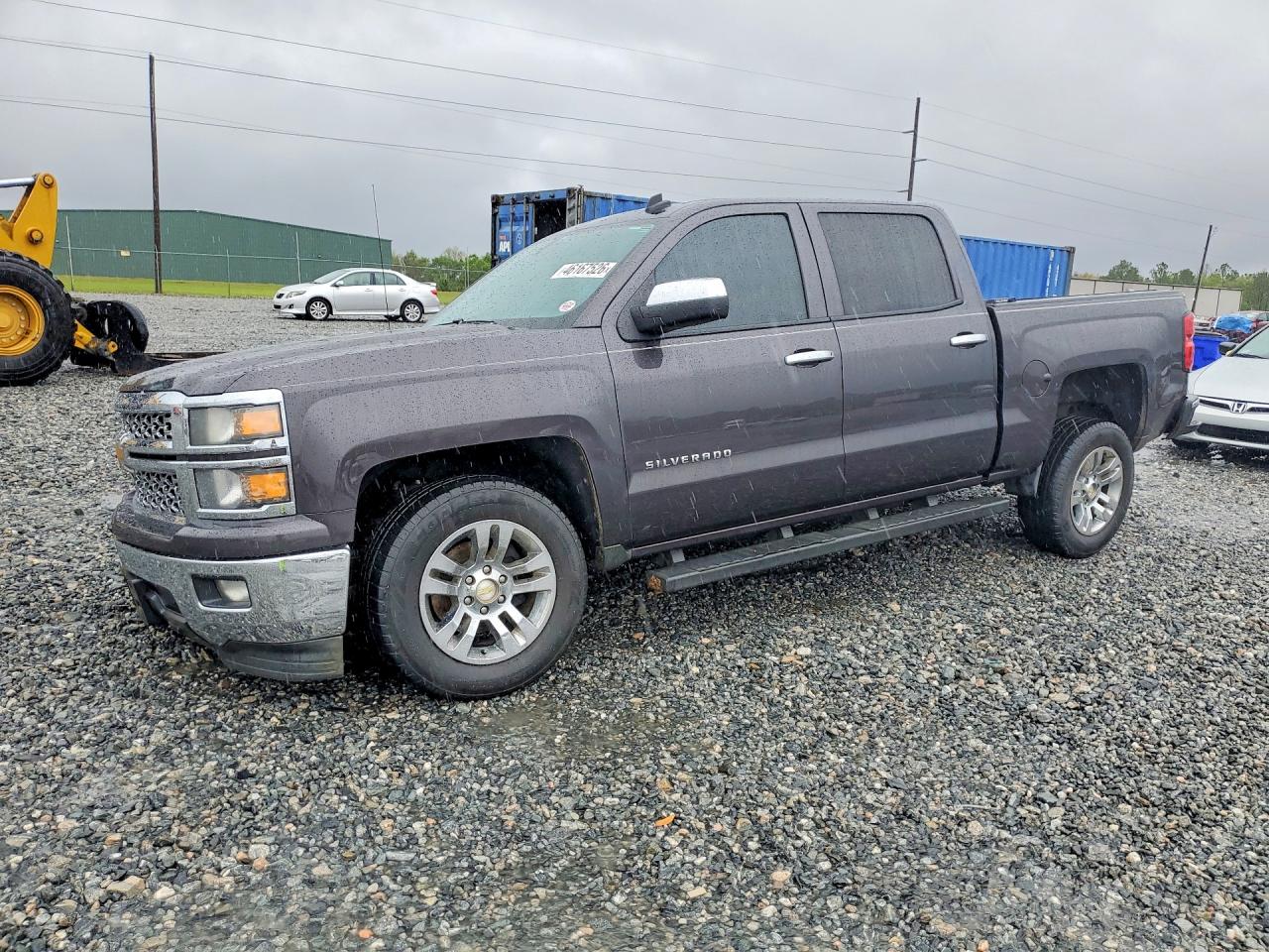 2014 Chevrolet Silverado C1500 Lt Gray vin: 3GCPCRECXEG567400