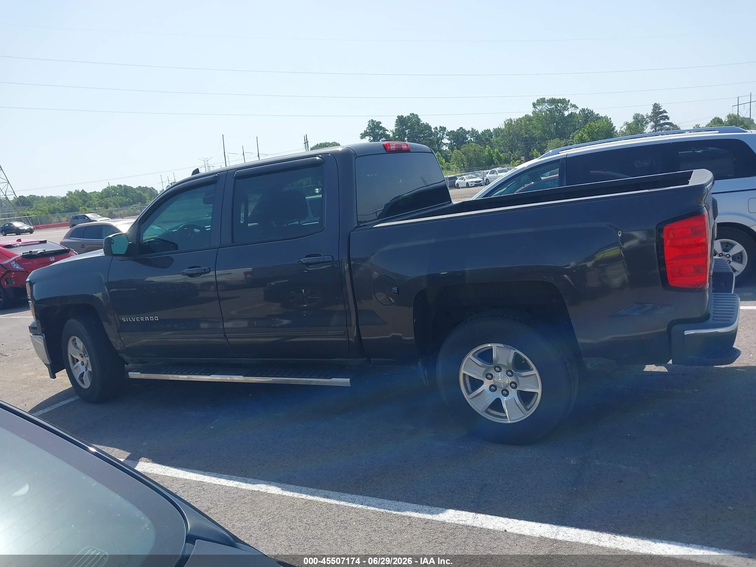 2015 Chevrolet Silverado 1500 Lt Gray vin: 3GCPCRECXFG114606