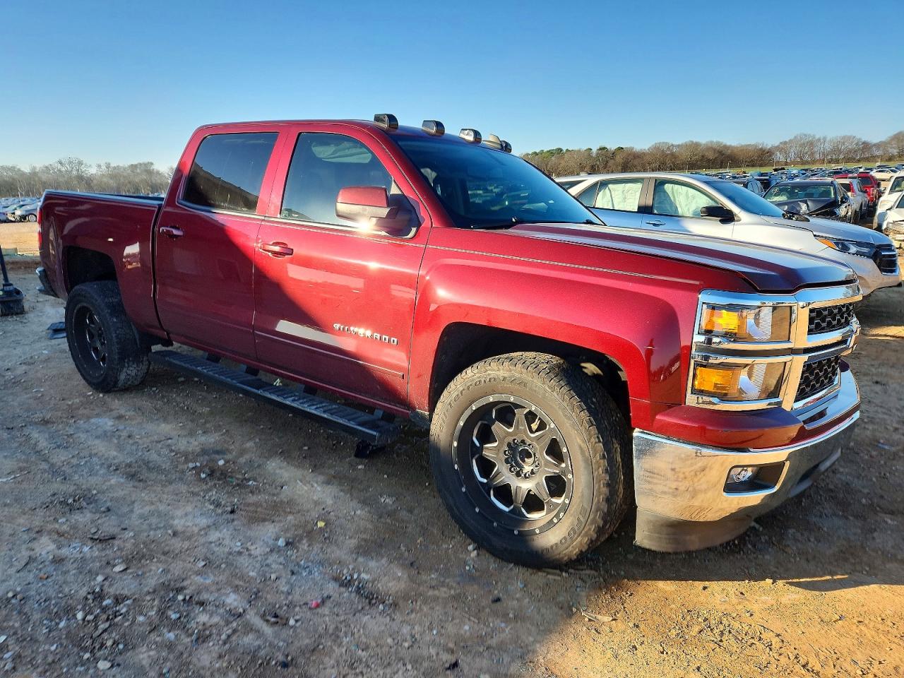 2015 Chevrolet Silverado C1500 Lt Burgundy vin: 3GCPCRECXFG127677
