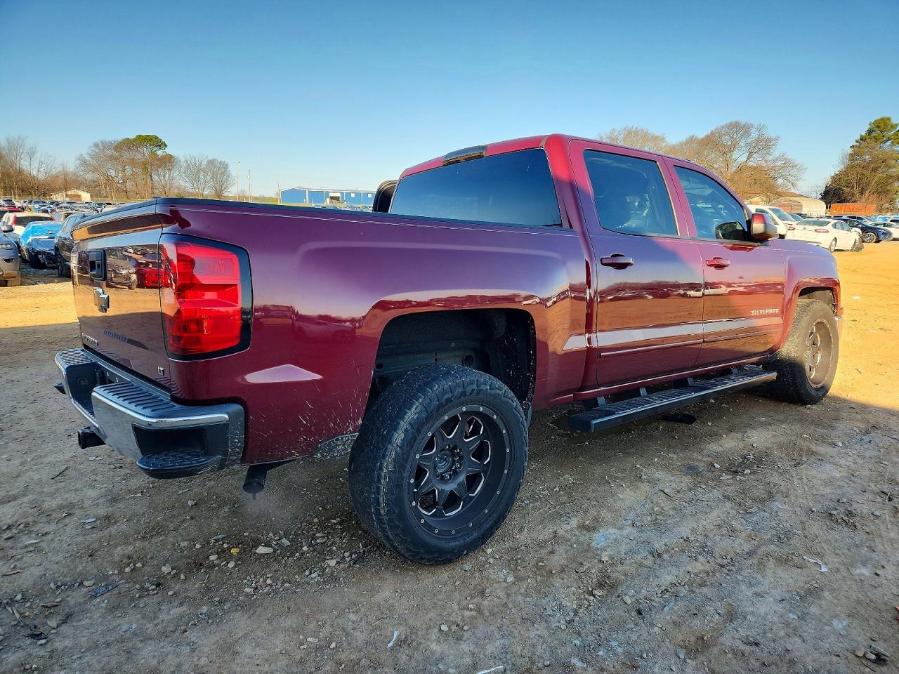 2015 Chevrolet Silverado C1500 Lt Burgundy vin: 3GCPCRECXFG127677