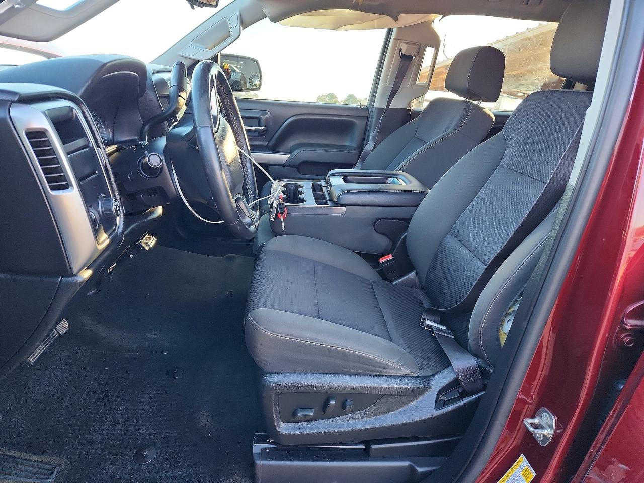 2015 Chevrolet Silverado C1500 Lt Burgundy vin: 3GCPCRECXFG127677