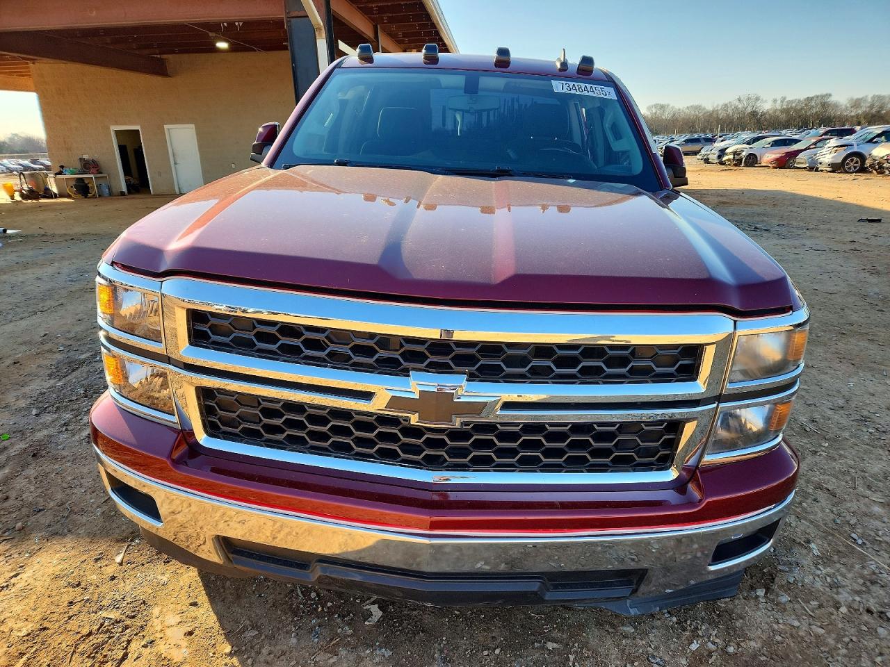 2015 Chevrolet Silverado C1500 Lt Burgundy vin: 3GCPCRECXFG127677