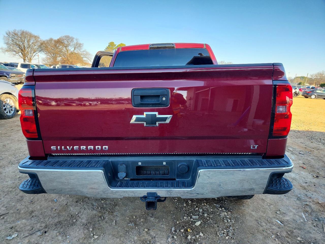 2015 Chevrolet Silverado C1500 Lt Burgundy vin: 3GCPCRECXFG127677