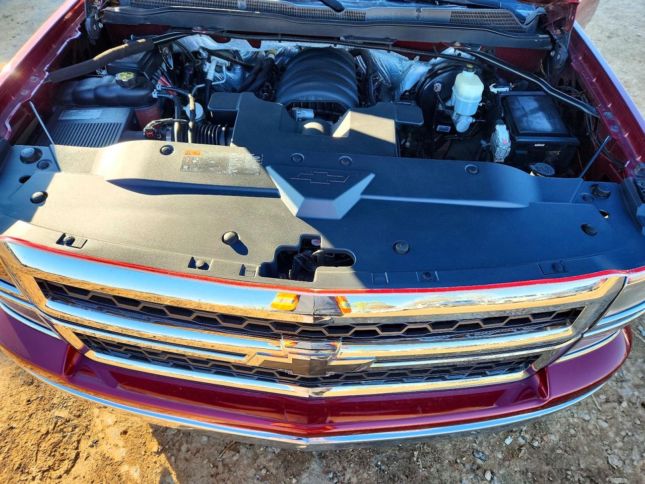 2015 Chevrolet Silverado C1500 Lt Burgundy vin: 3GCPCRECXFG127677
