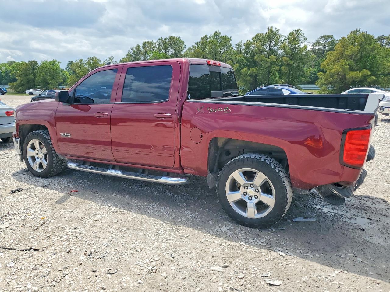 2015 Chevrolet Silverado C1500 Lt Maroon vin: 3GCPCRECXFG173557