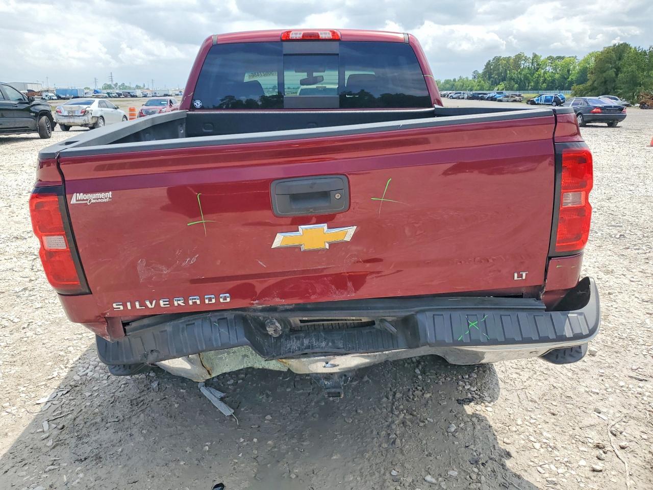 2015 Chevrolet Silverado C1500 Lt Maroon vin: 3GCPCRECXFG173557