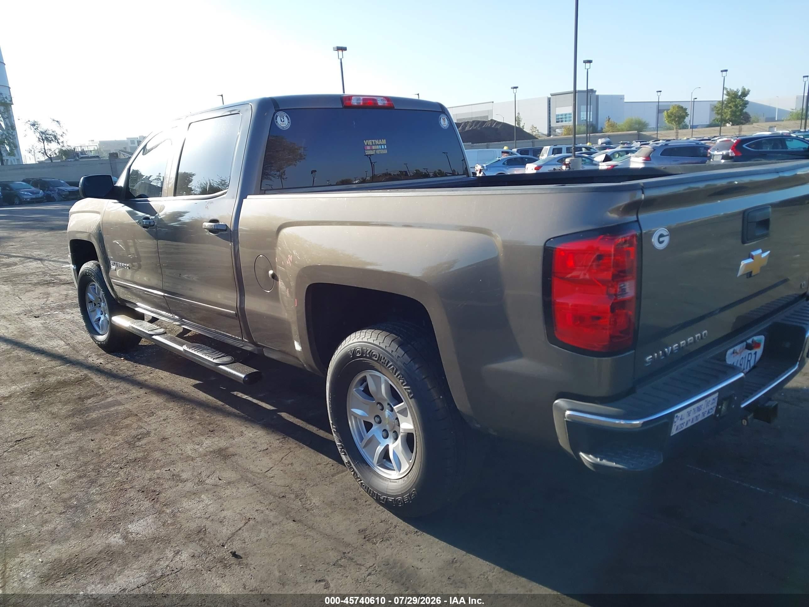 2015 Chevrolet Silverado 1500 Lt Brown vin: 3GCPCRECXFG184705