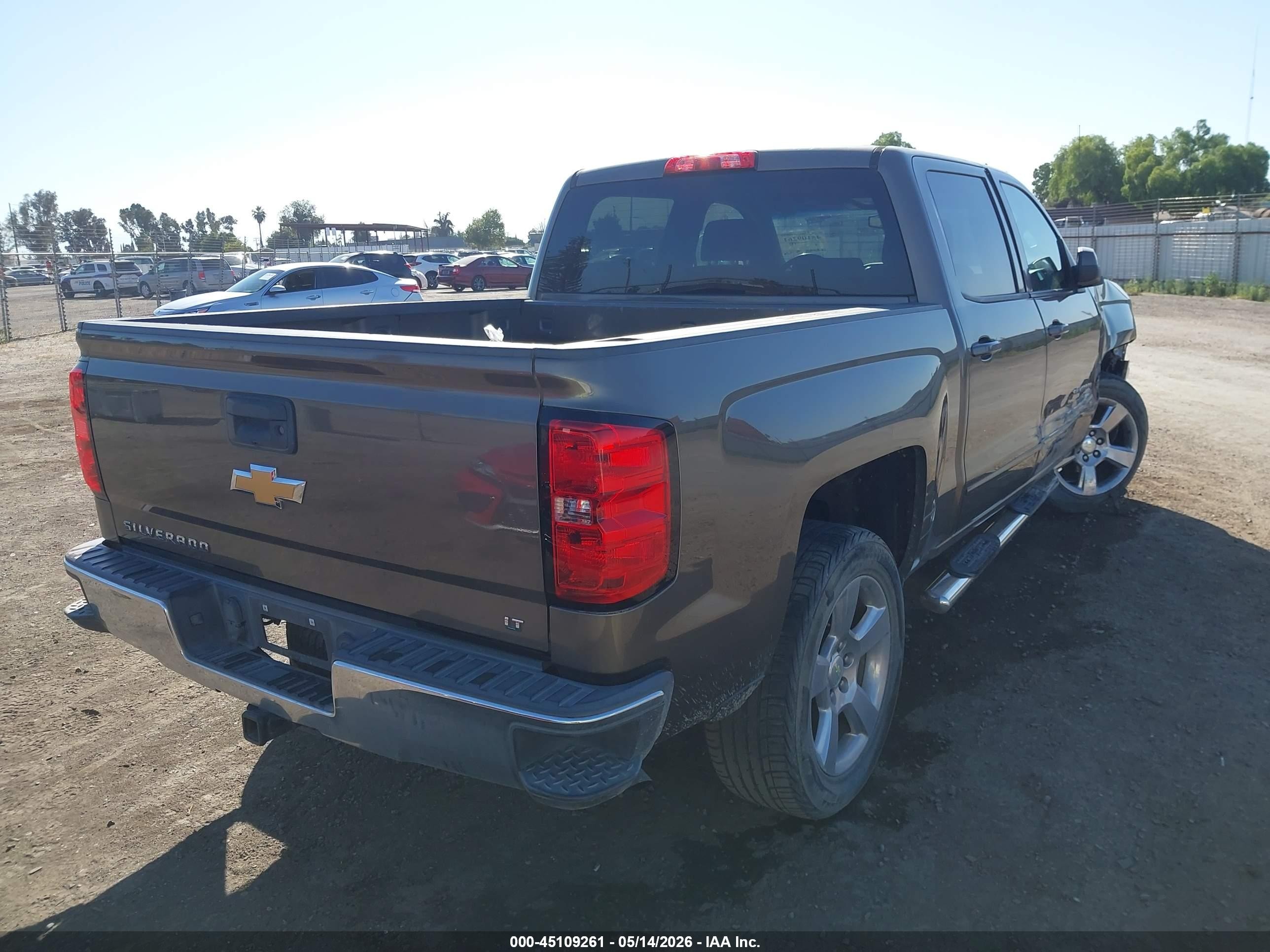 2015 Chevrolet Silverado 1500 1lt Brown vin: 3GCPCRECXFG200305