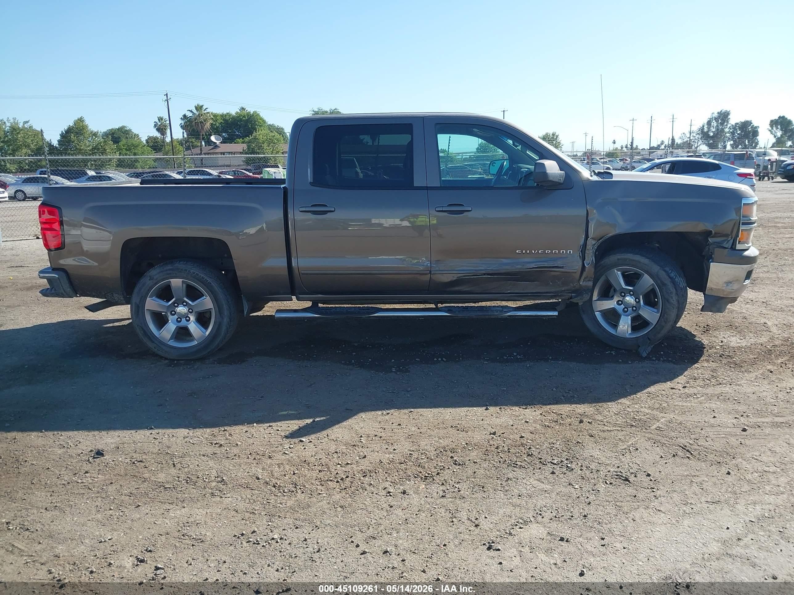 2015 Chevrolet Silverado 1500 1lt Brown vin: 3GCPCRECXFG200305