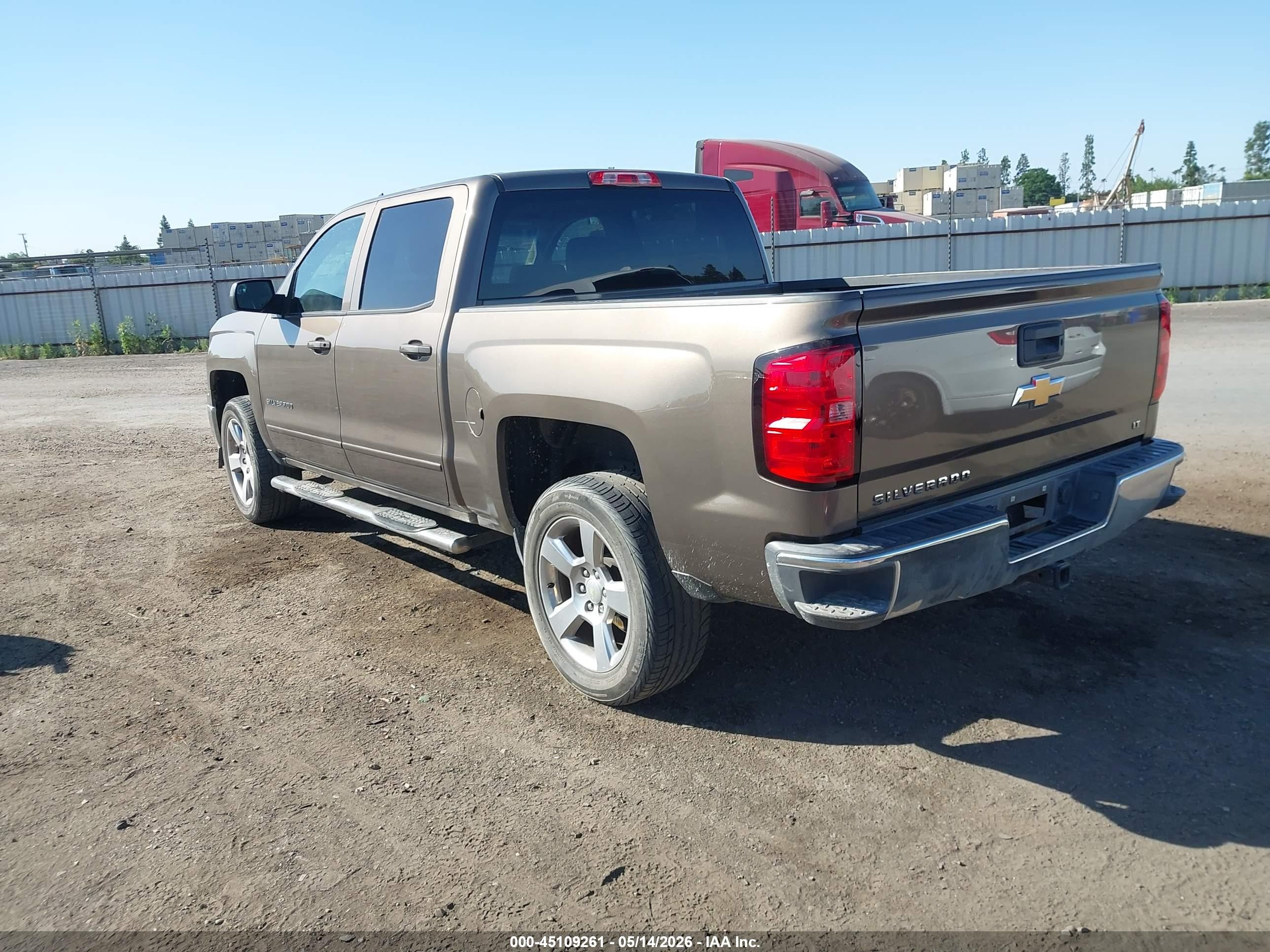 2015 Chevrolet Silverado 1500 1lt Brown vin: 3GCPCRECXFG200305
