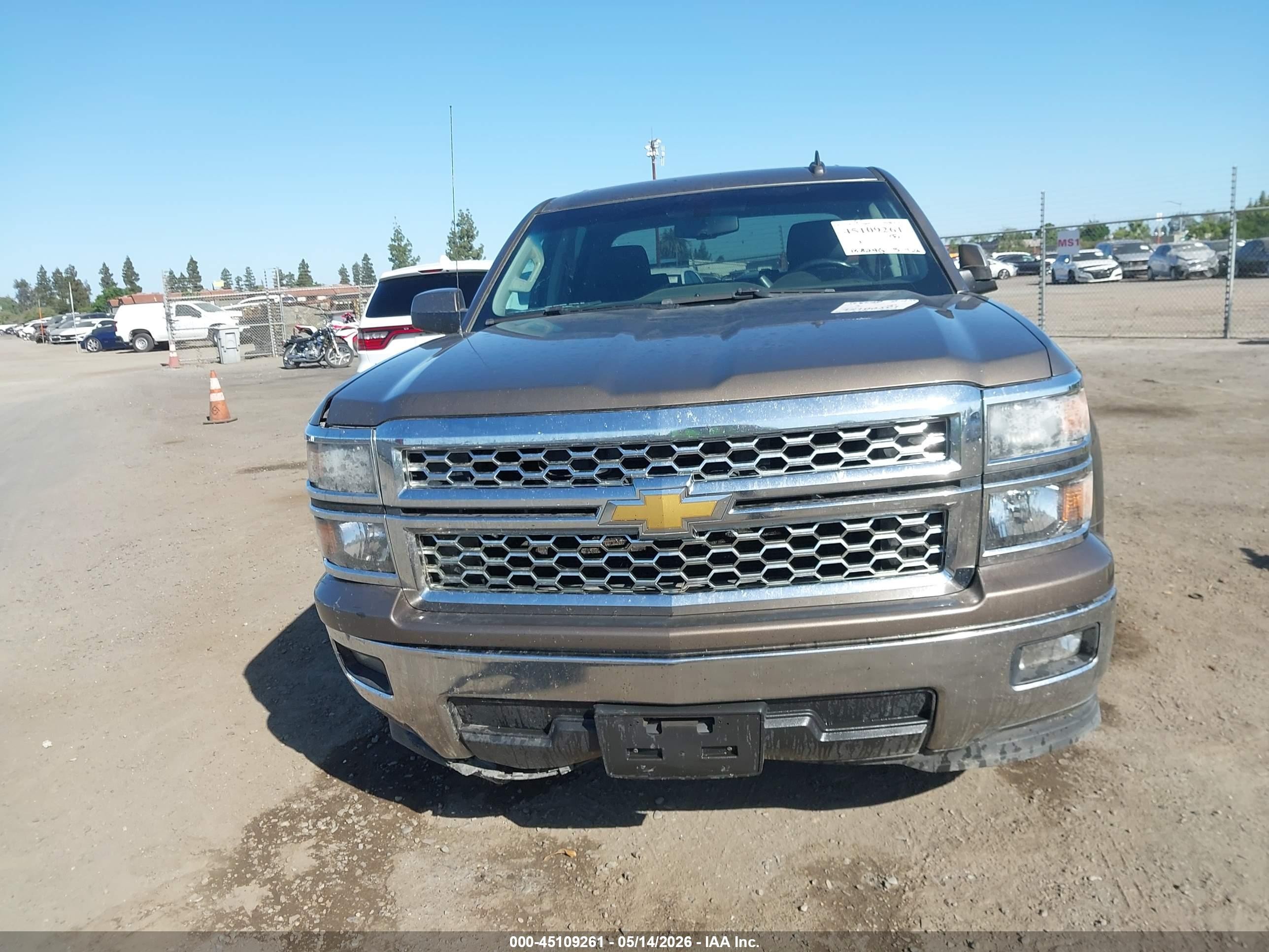 2015 Chevrolet Silverado 1500 1lt Brown vin: 3GCPCRECXFG200305