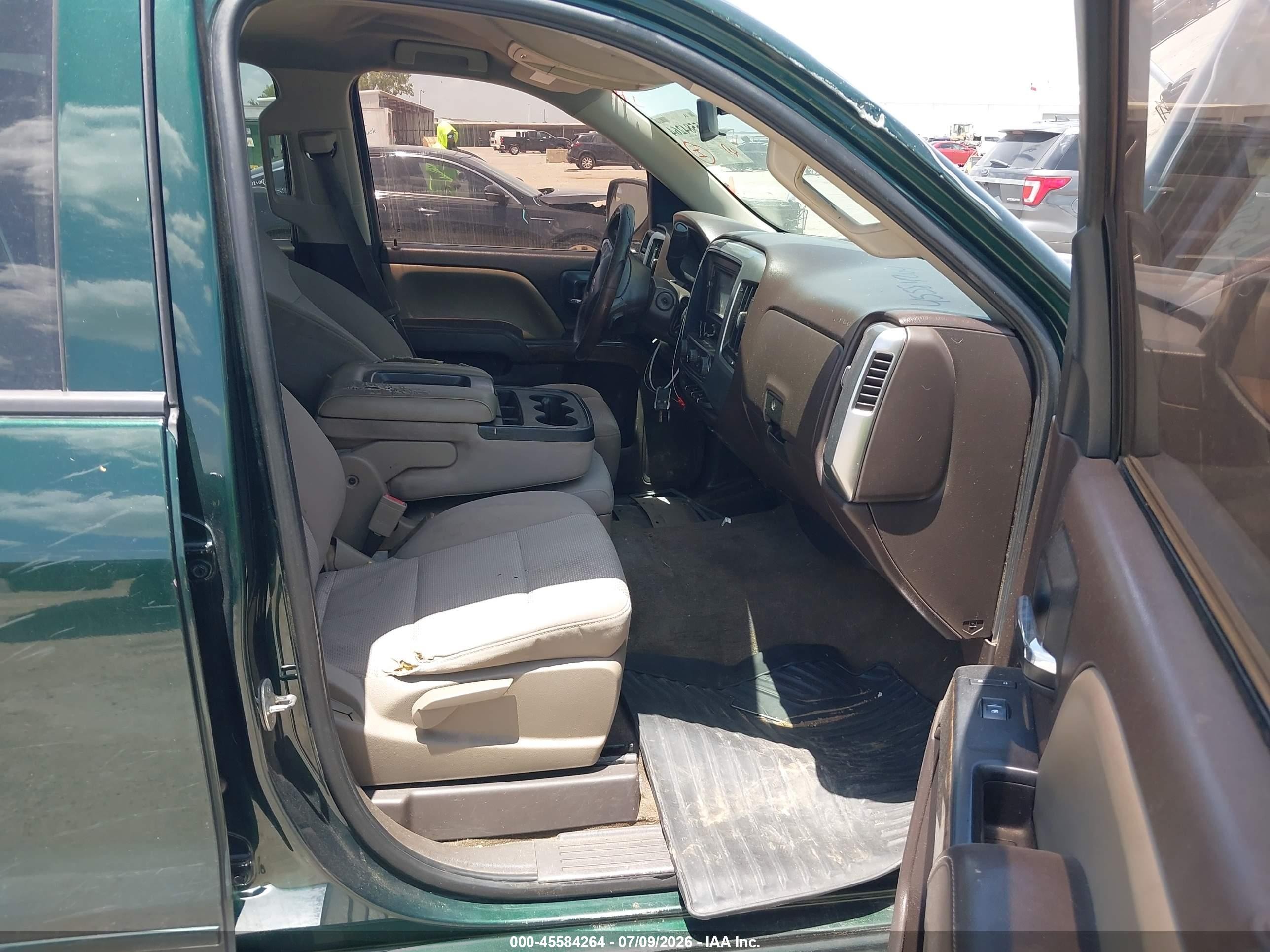 2015 Chevrolet Silverado 1500 1lt Green vin: 3GCPCRECXFG431382