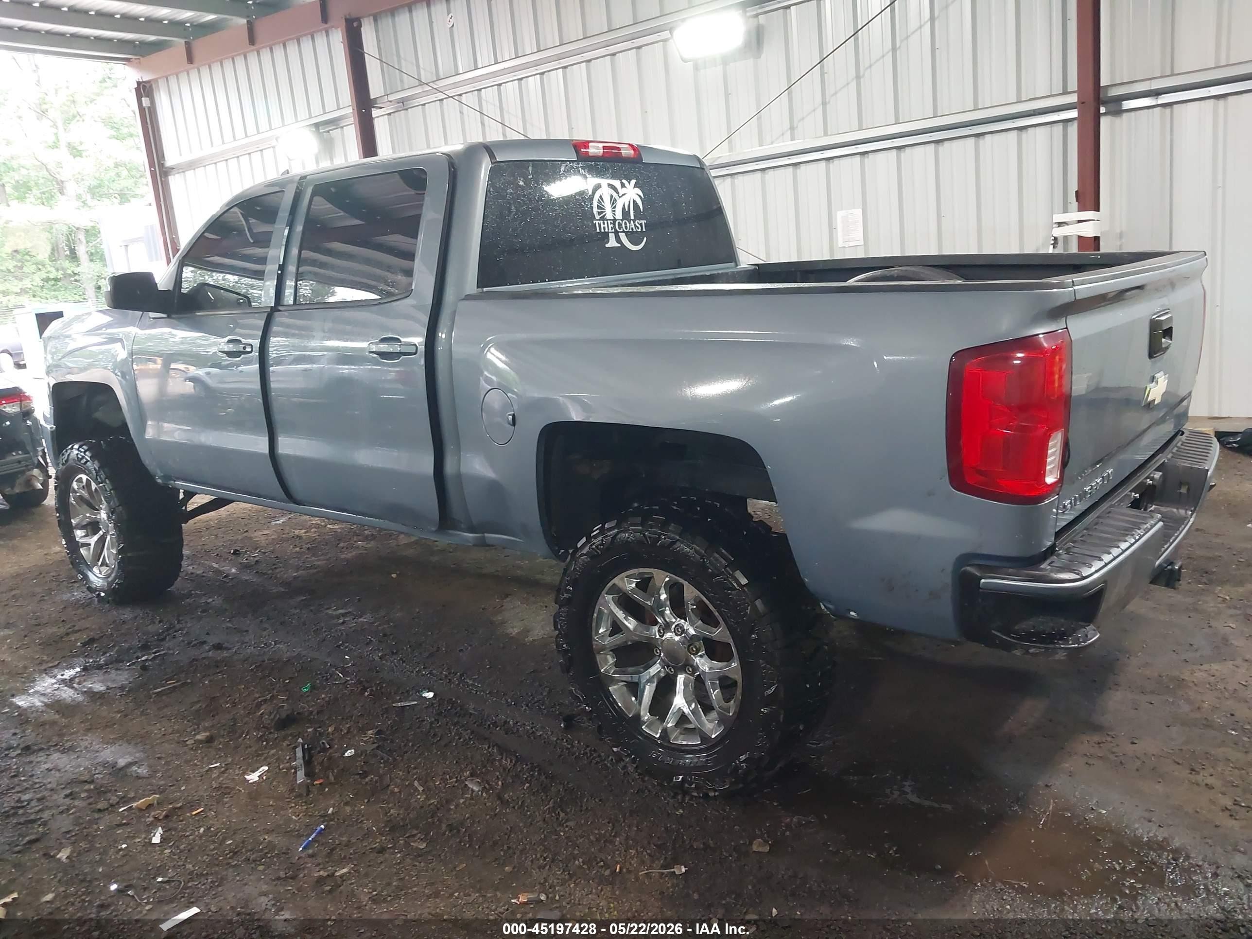 2015 Chevrolet Silverado 1500 1lt Серый vin: 3GCPCRECXFG534981