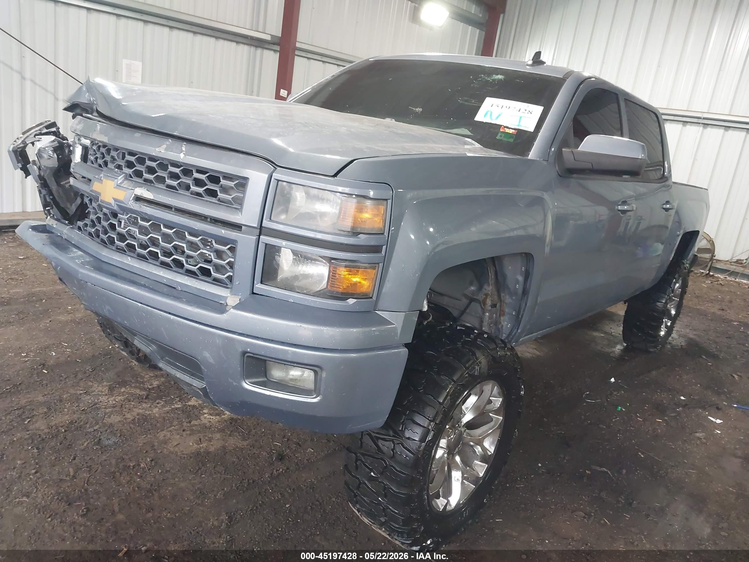 2015 Chevrolet Silverado 1500 1lt Серый vin: 3GCPCRECXFG534981
