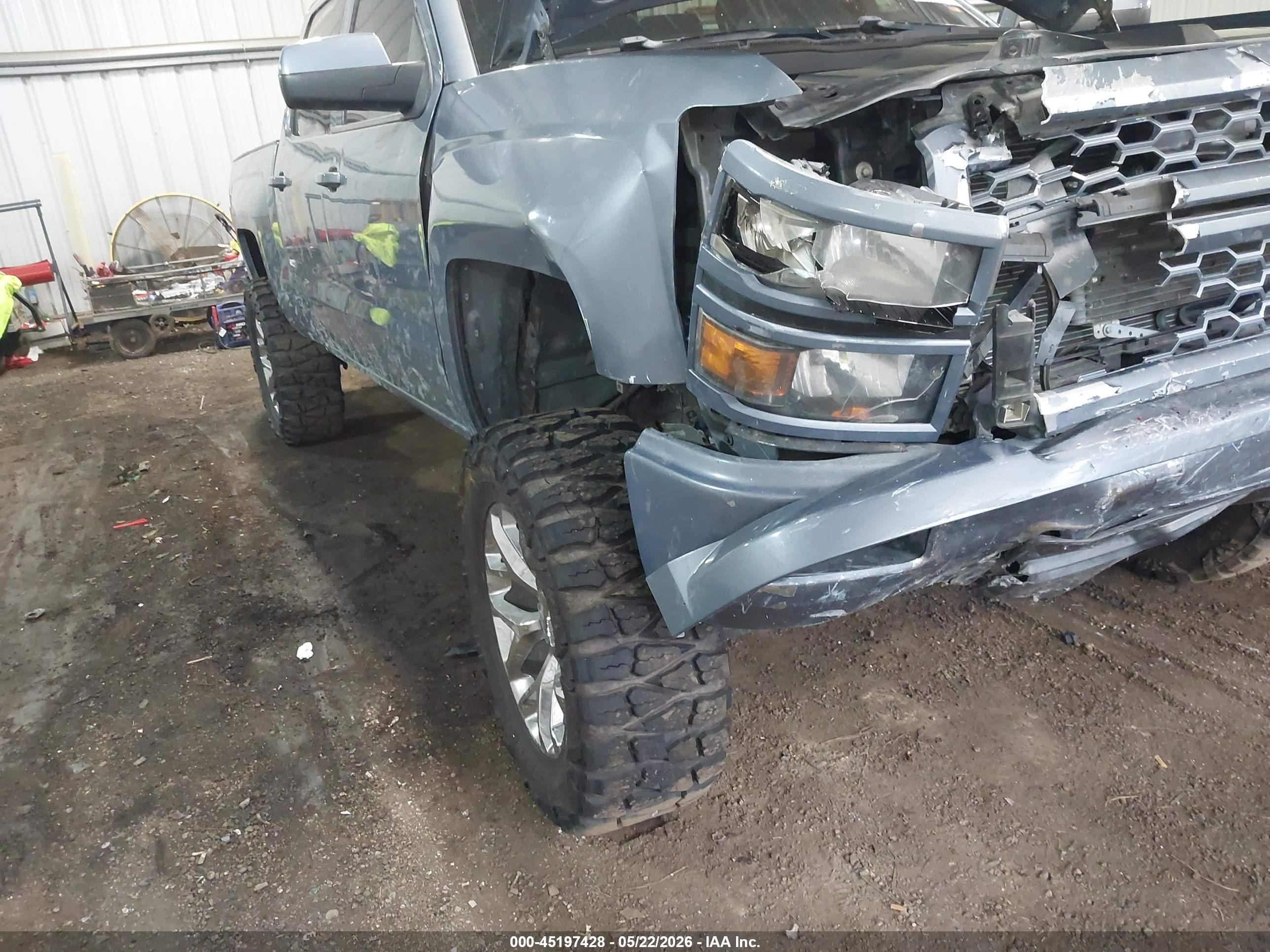 2015 Chevrolet Silverado 1500 1lt Серый vin: 3GCPCRECXFG534981