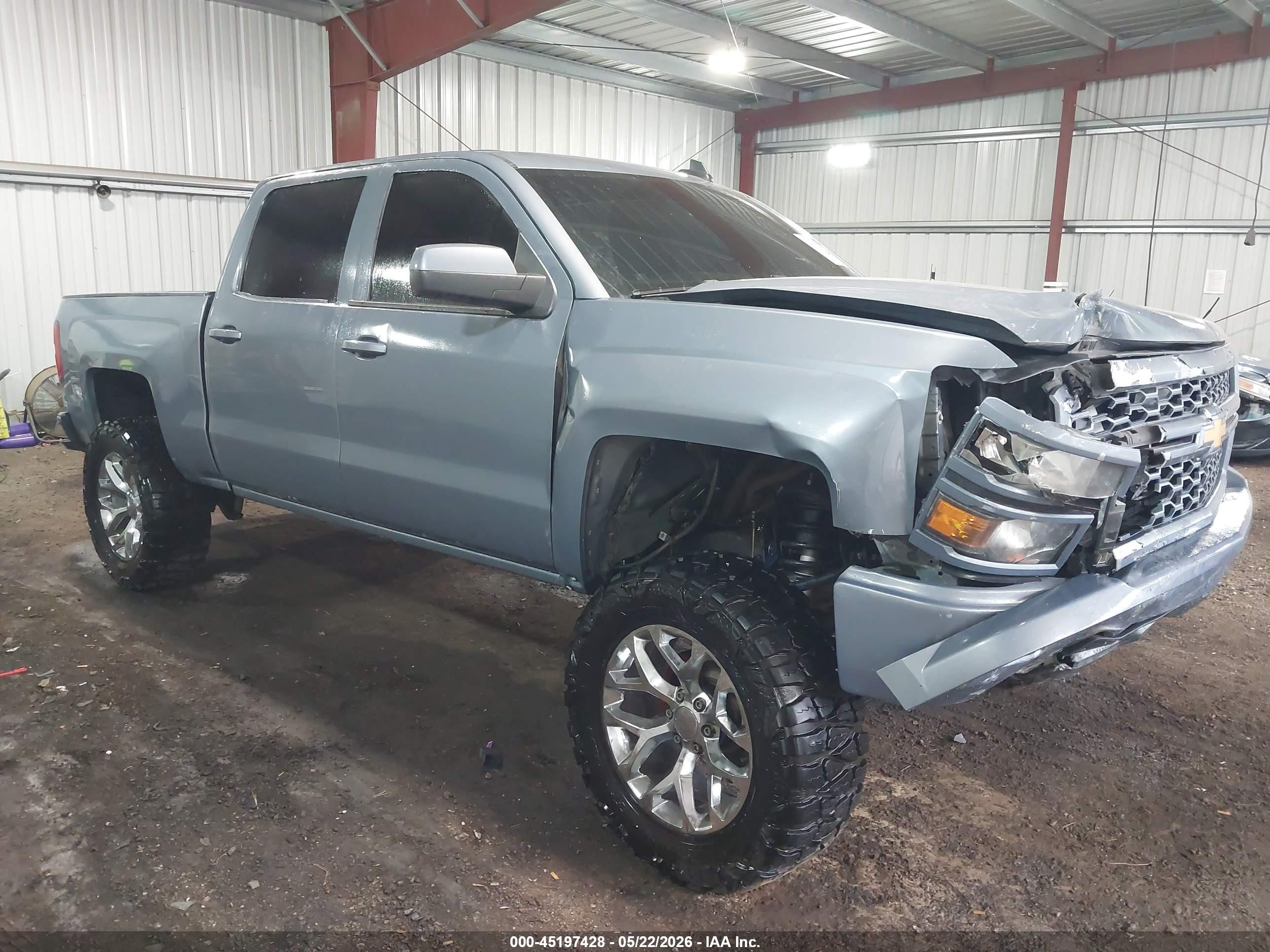 2015 Chevrolet Silverado 1500 1lt Gray vin: 3GCPCRECXFG534981