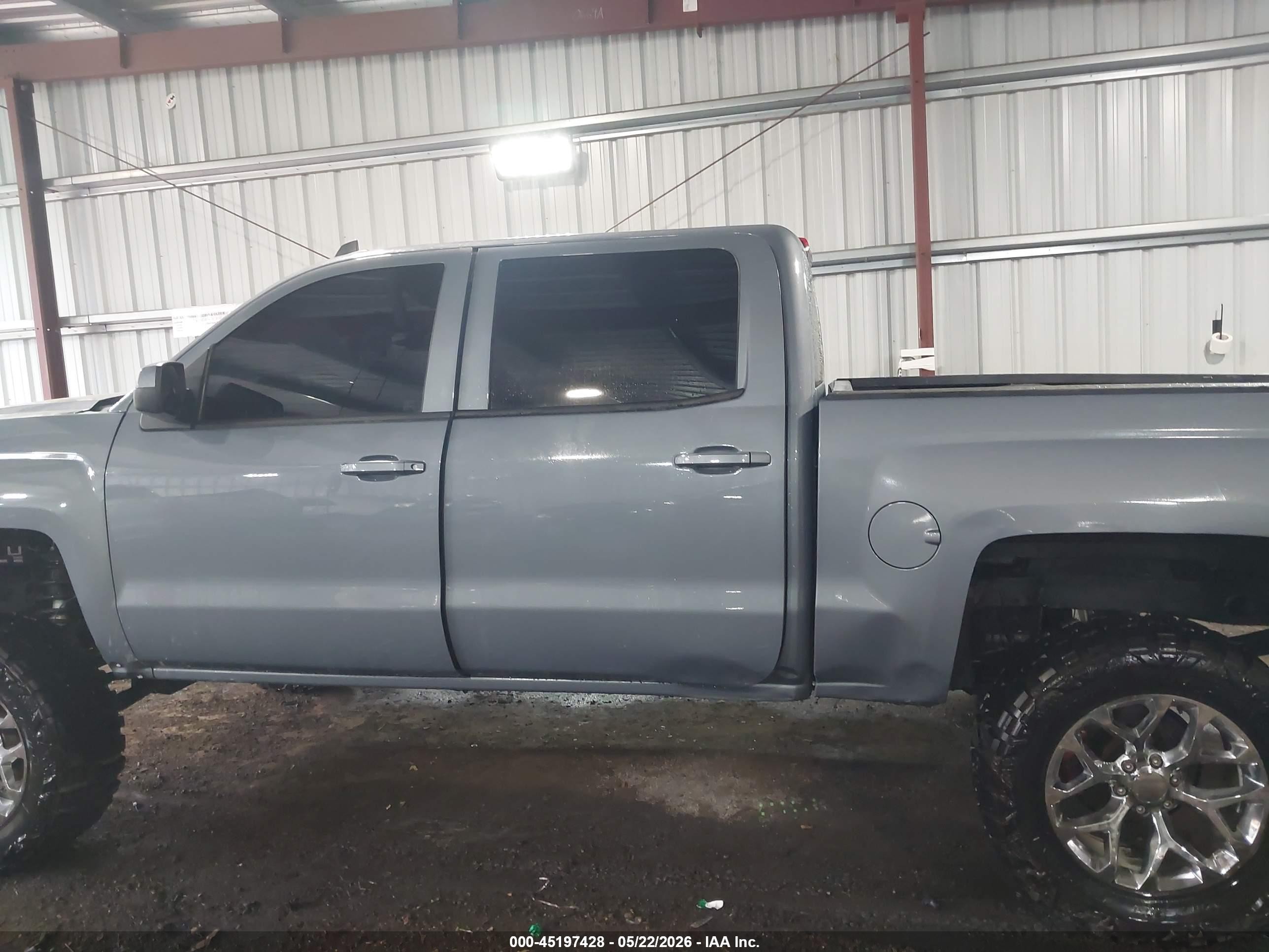 2015 Chevrolet Silverado 1500 1lt Серый vin: 3GCPCRECXFG534981