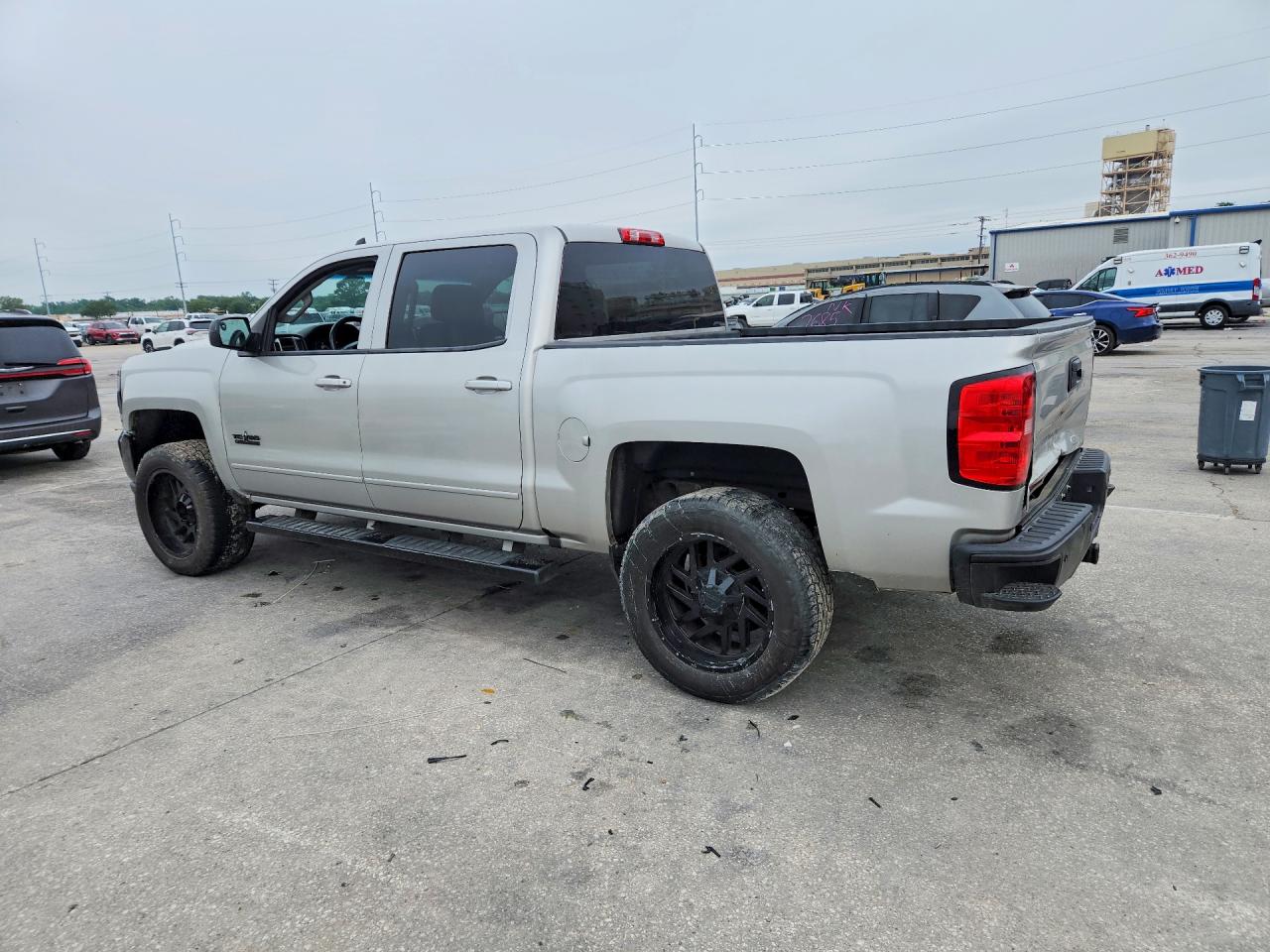2017 Chevrolet Silverado C1500 Lt Silver vin: 3GCPCRECXHG361692