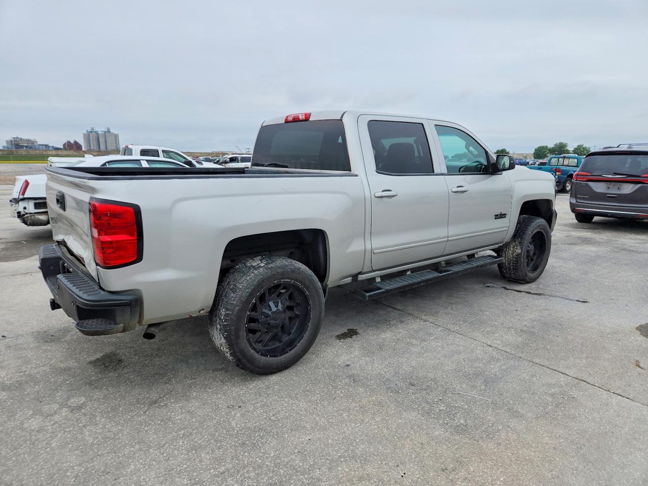 2017 Chevrolet Silverado C1500 Lt Silver vin: 3GCPCRECXHG361692
