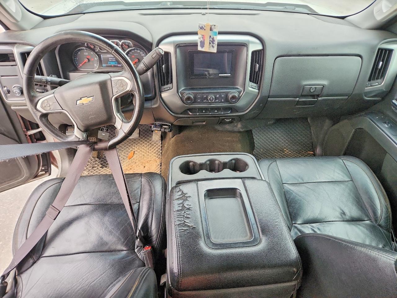 2017 Chevrolet Silverado C1500 Lt Silver vin: 3GCPCRECXHG361692