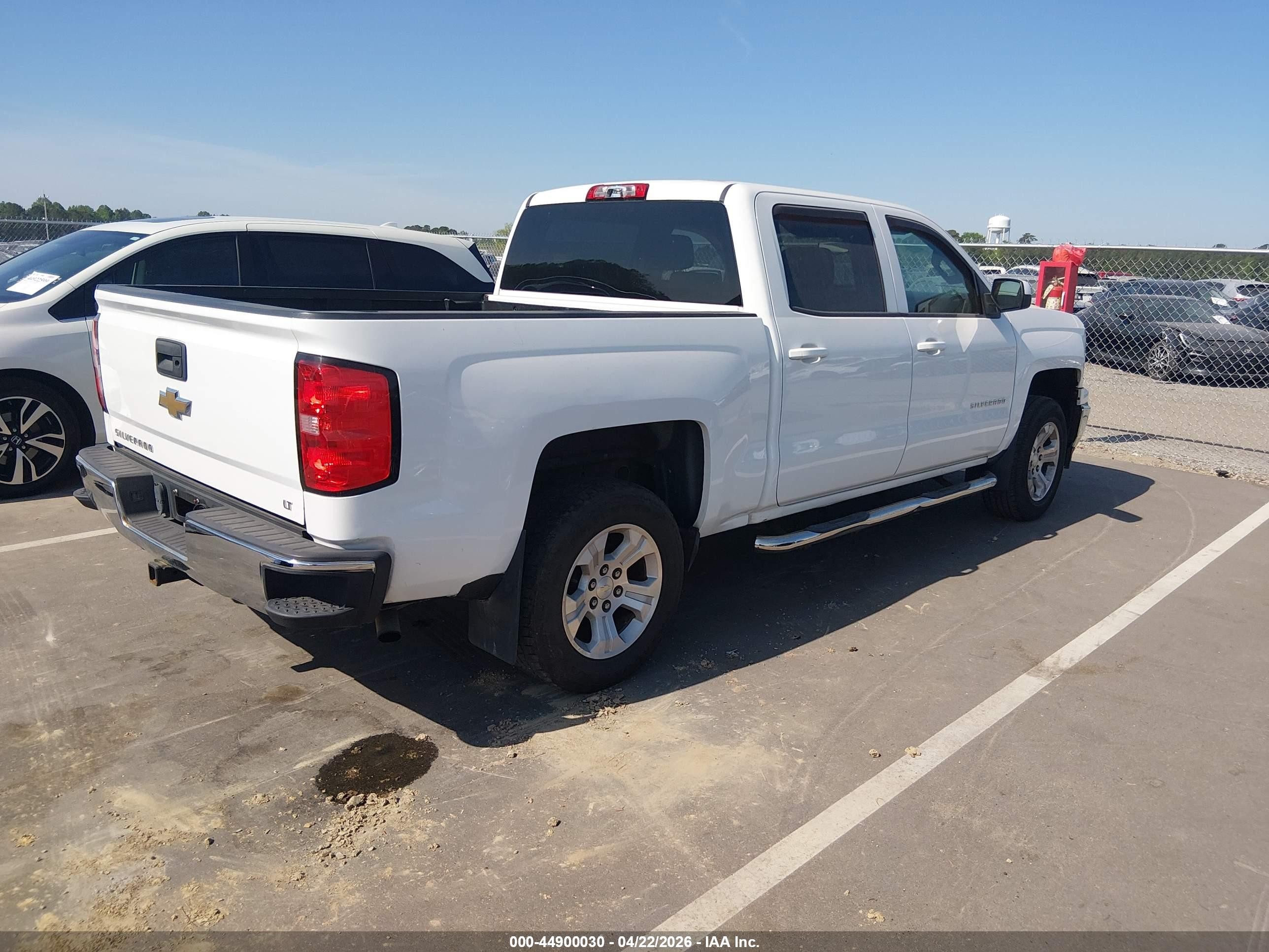 2014 Chevrolet Silverado 1500 1lt White vin: 3GCPCREH0EG377472