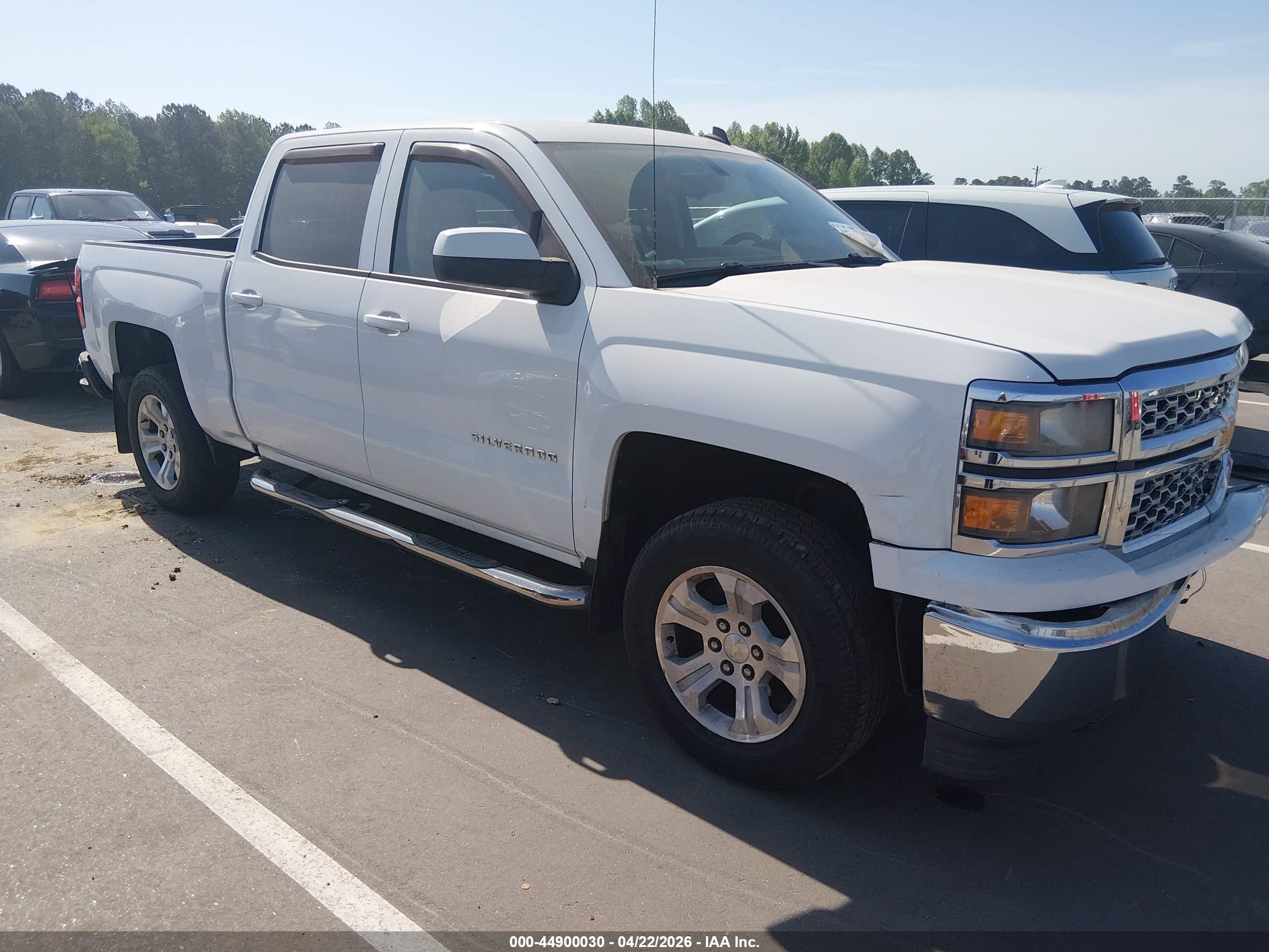 2014 Chevrolet Silverado 1500 1lt White vin: 3GCPCREH0EG377472