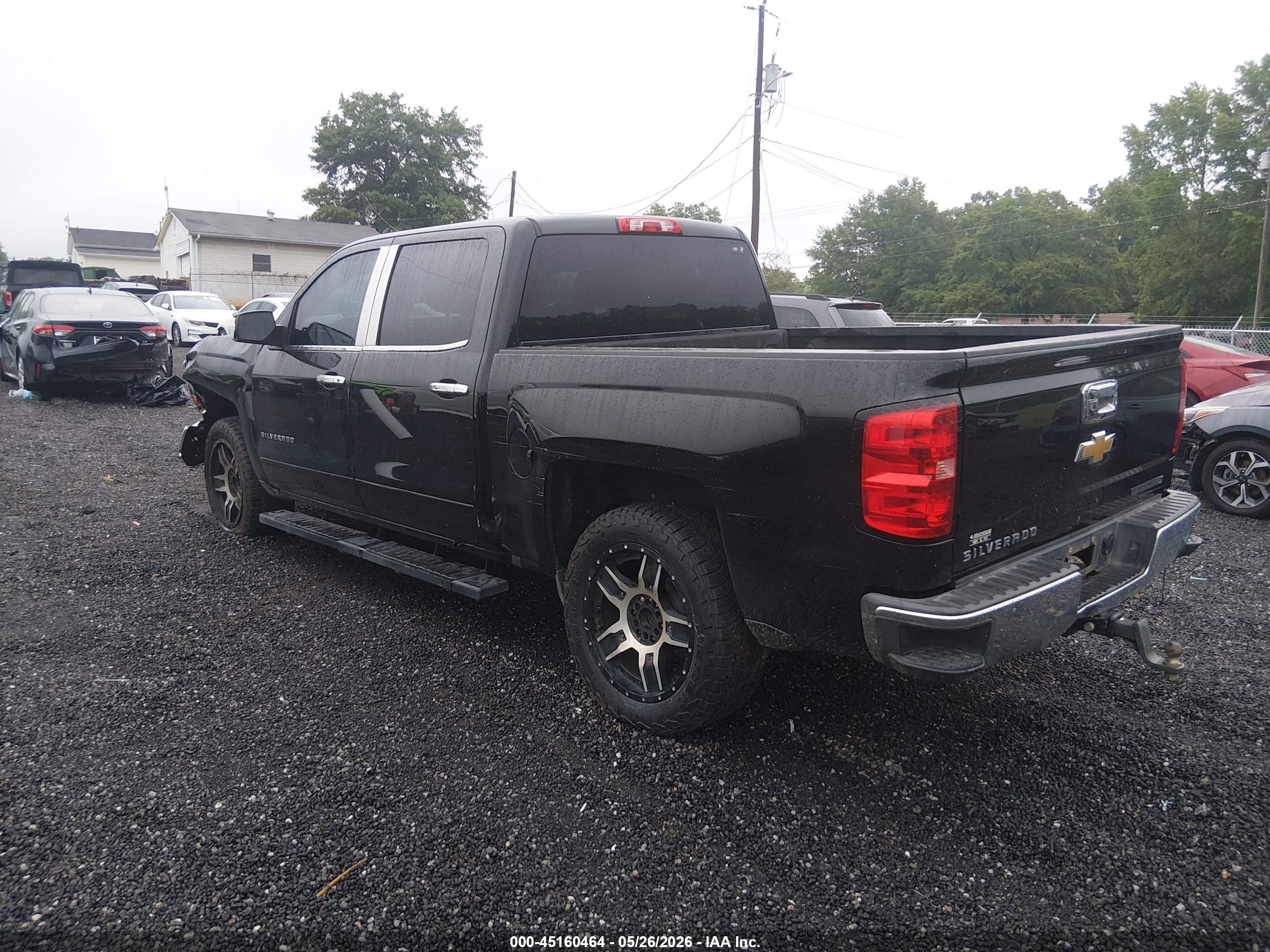 2016 Chevrolet Silverado 1500 1lt Black vin: 3GCPCREH0GG205915