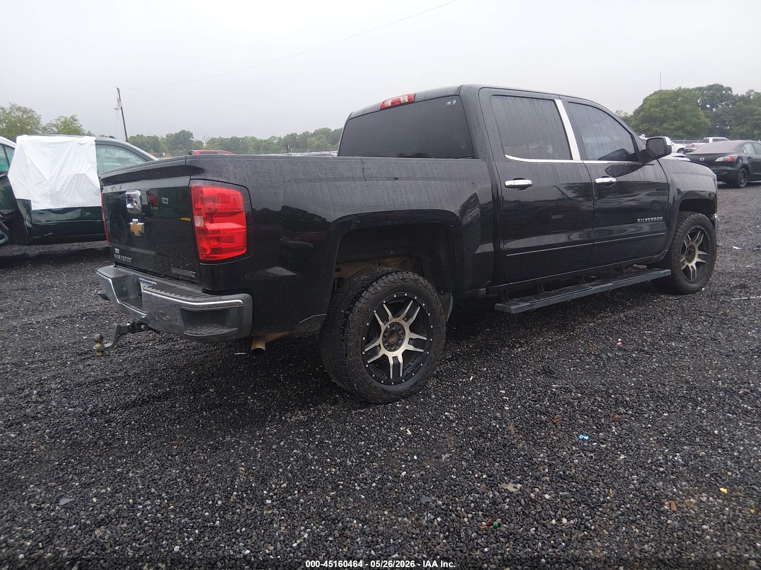 2016 Chevrolet Silverado 1500 1lt Black vin: 3GCPCREH0GG205915