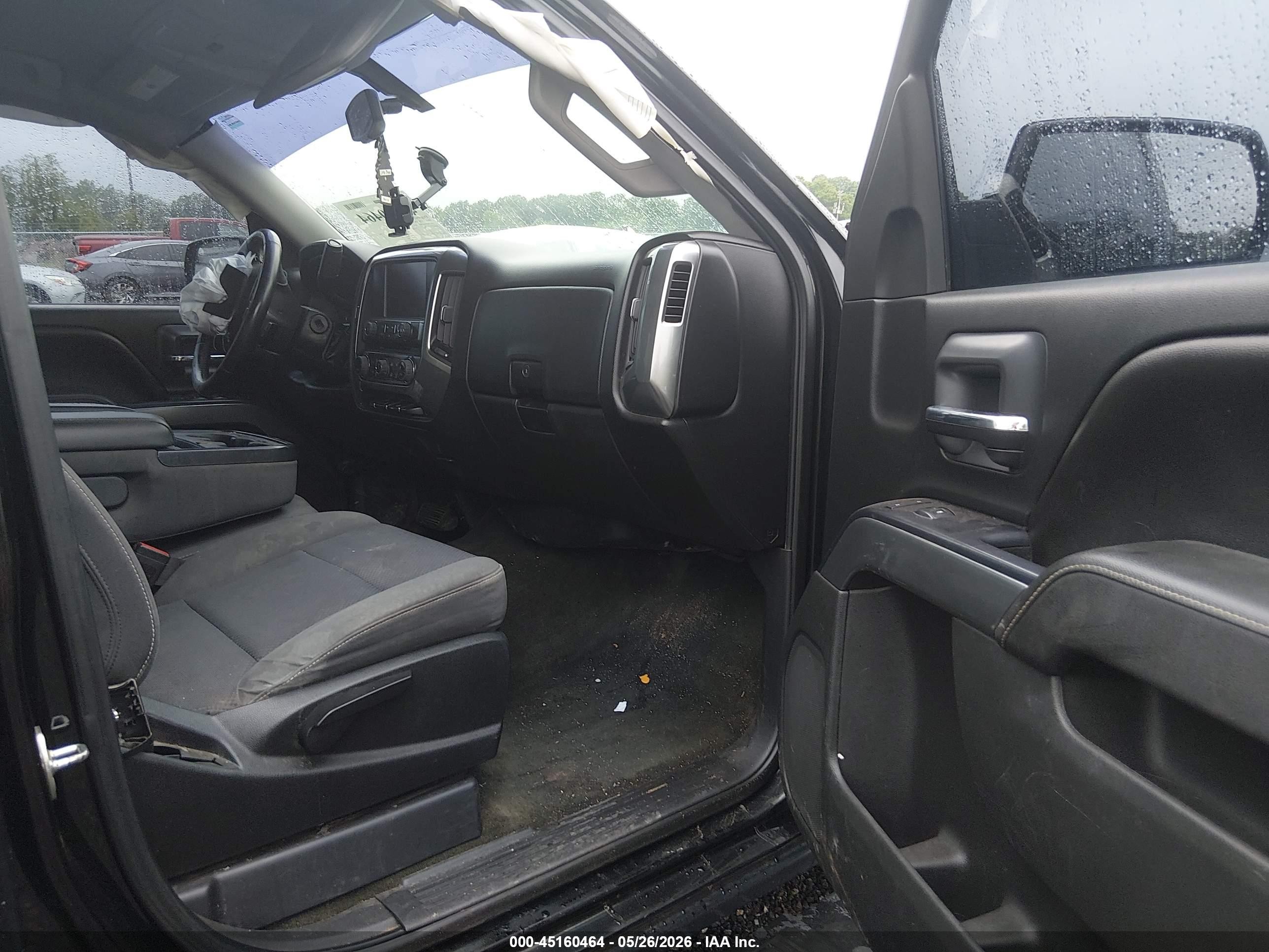 2016 Chevrolet Silverado 1500 1lt Black vin: 3GCPCREH0GG205915