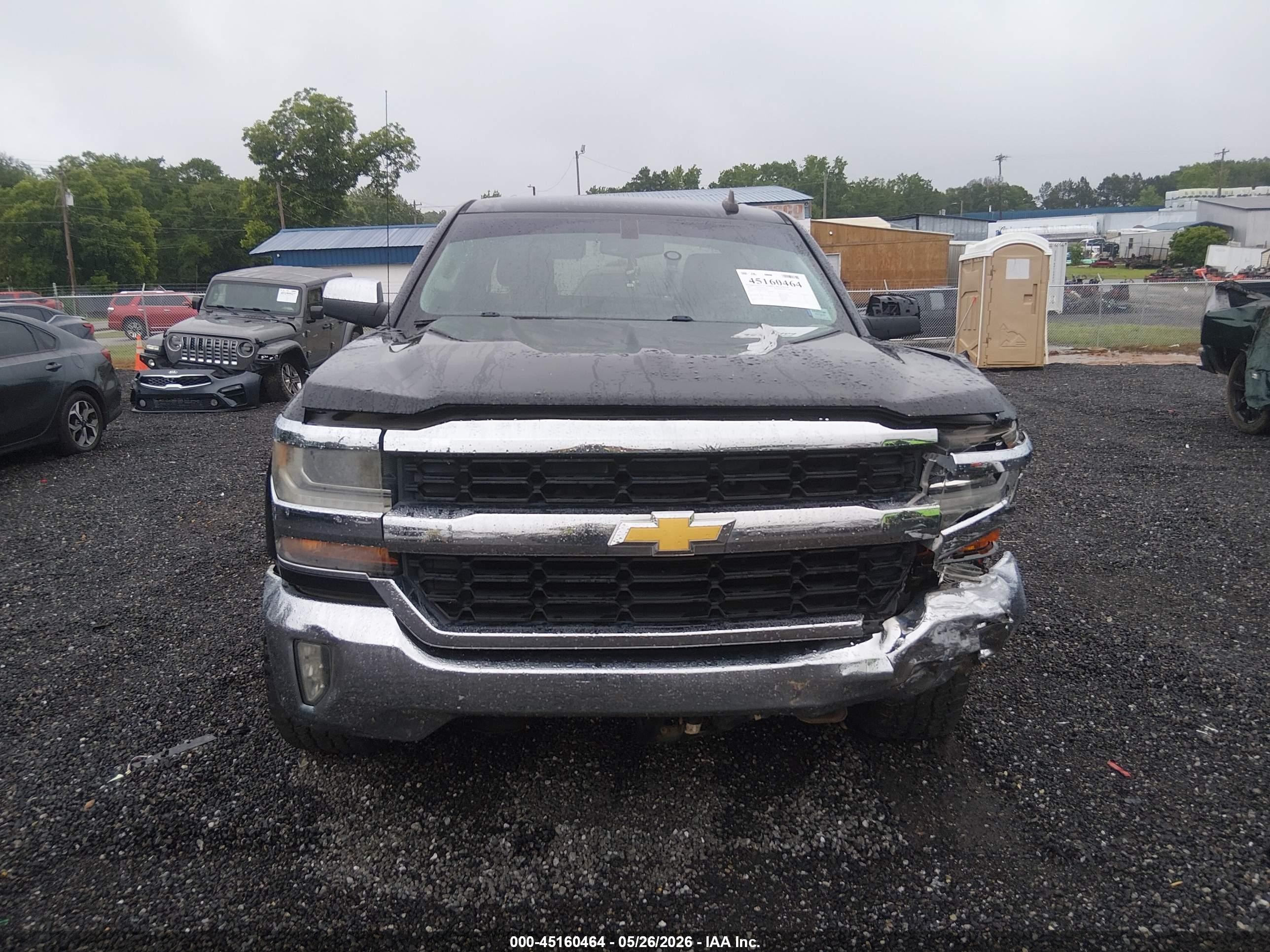 2016 Chevrolet Silverado 1500 1lt Black vin: 3GCPCREH0GG205915