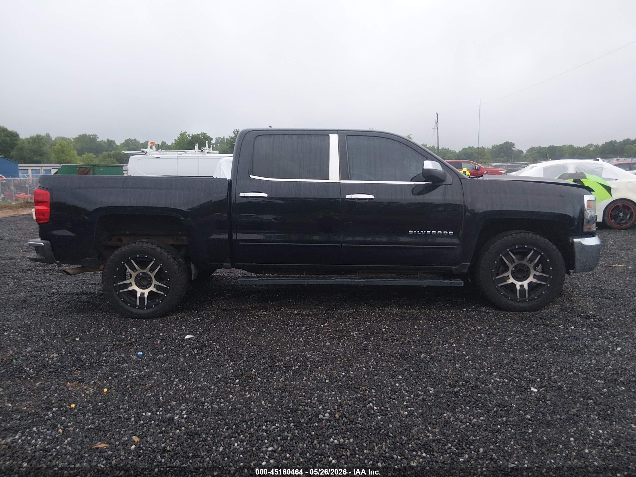 2016 Chevrolet Silverado 1500 1lt Black vin: 3GCPCREH0GG205915