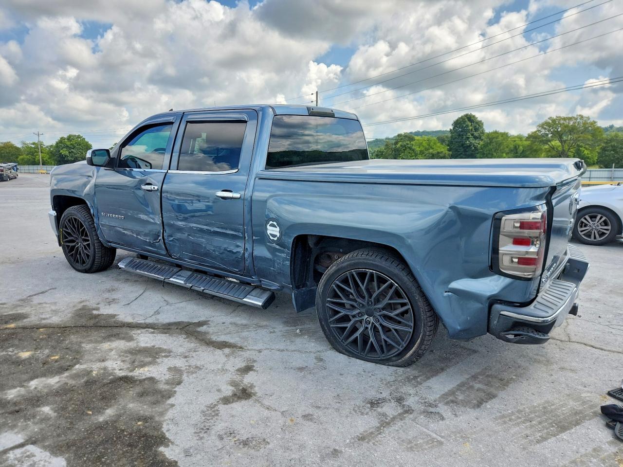 2014 Chevrolet Silverado C1500 Lt Blue vin: 3GCPCREH1EG182464