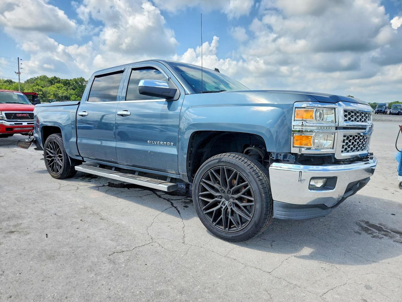 2014 Chevrolet Silverado C1500 Lt Blue vin: 3GCPCREH1EG182464