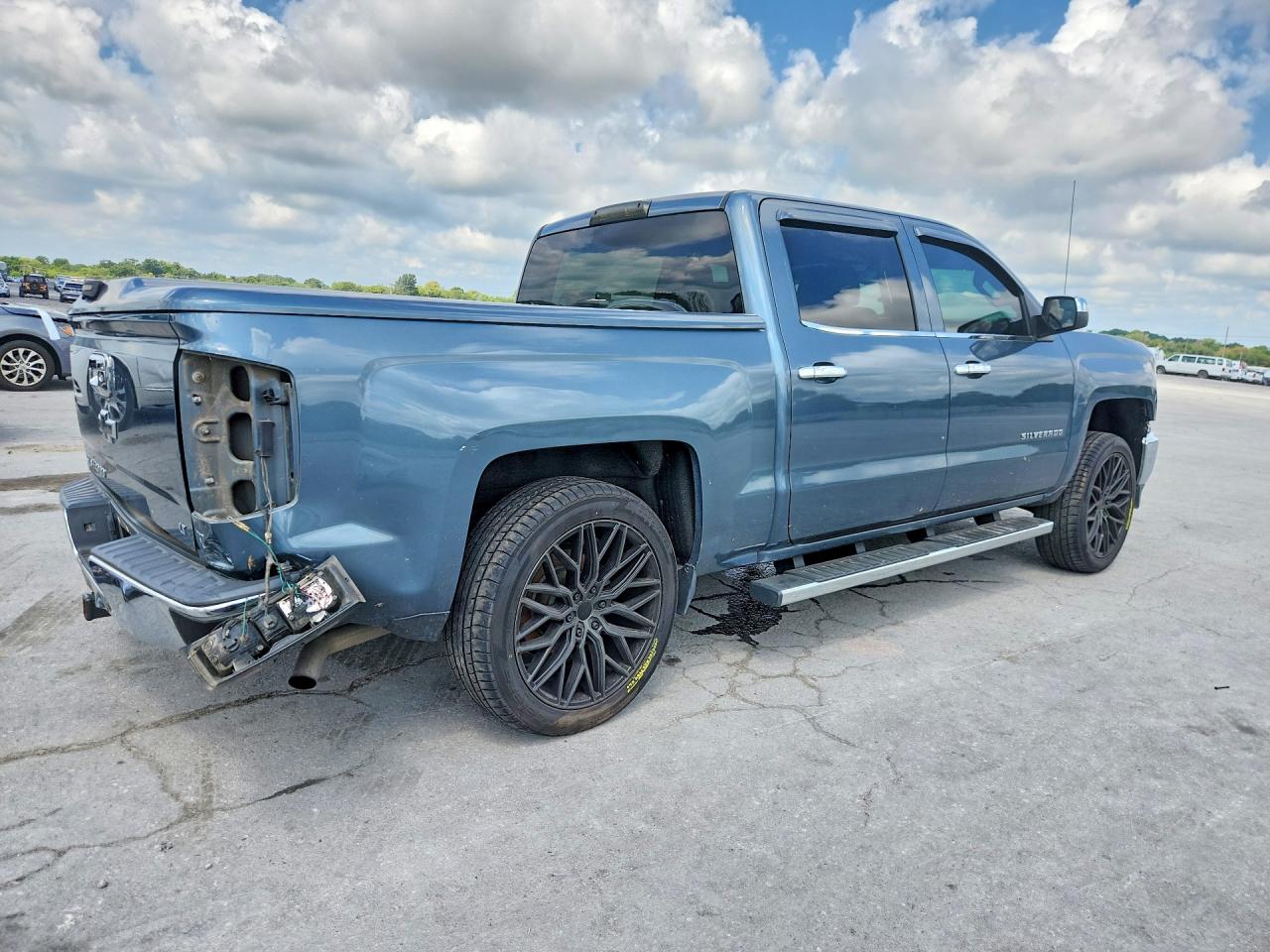 2014 Chevrolet Silverado C1500 Lt Blue vin: 3GCPCREH1EG182464