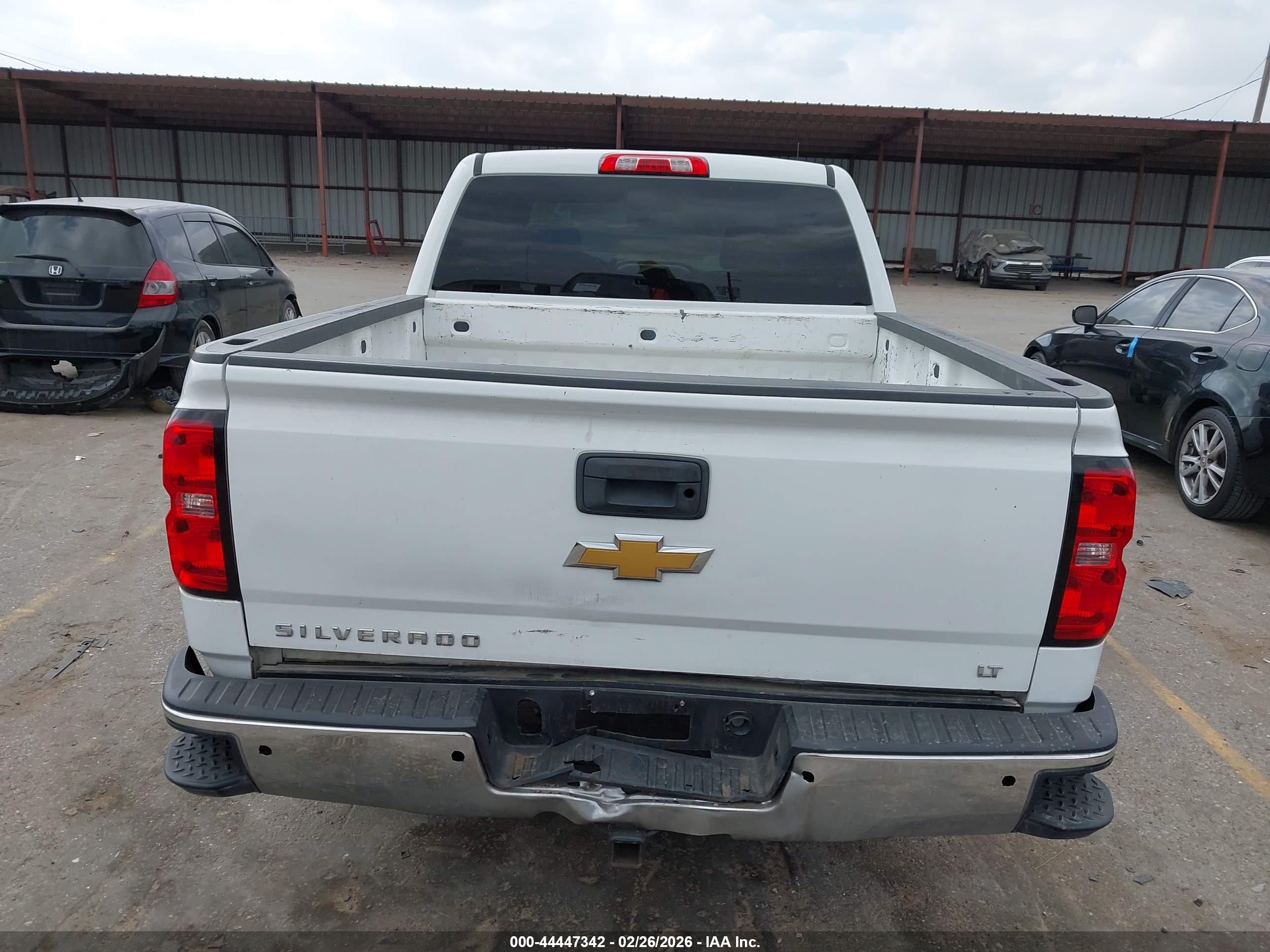 2015 Chevrolet Silverado 1500 1lt White vin: 3GCPCREH2FG273339
