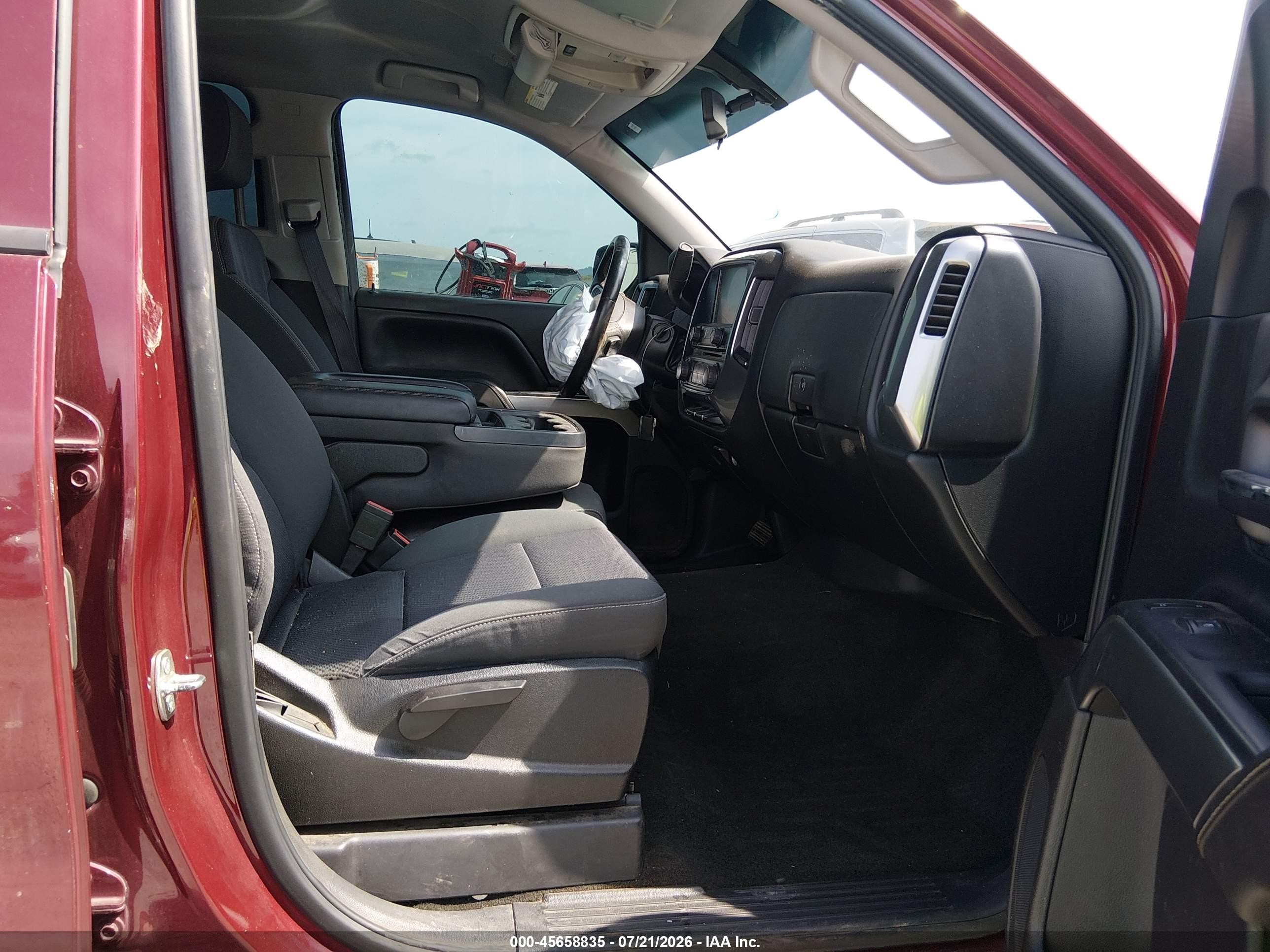 2015 Chevrolet Silverado 1500 Lt Red vin: 3GCPCREH2FG325679