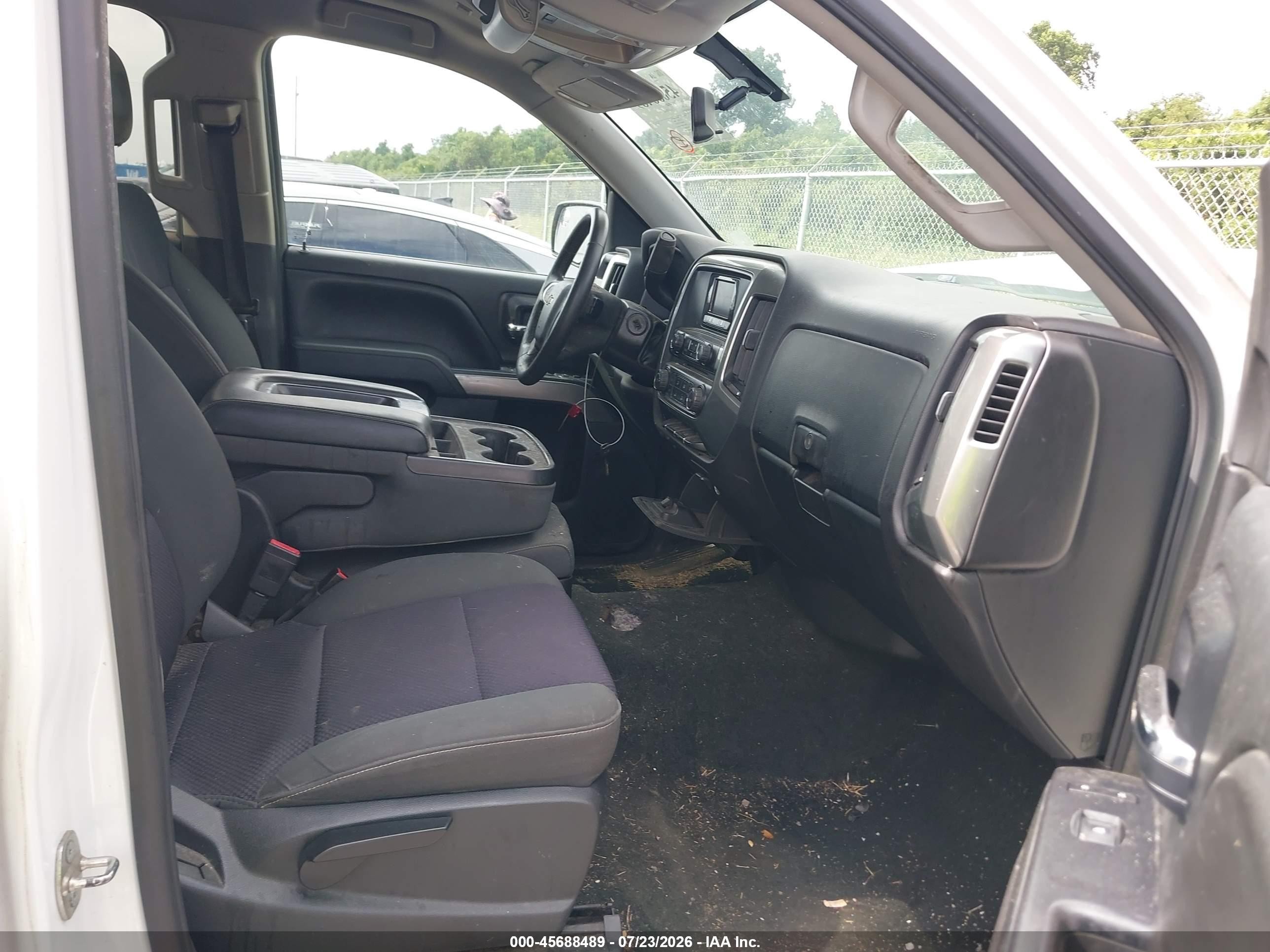 2014 Chevrolet Silverado 1500 Lt White vin: 3GCPCREH3EG427913