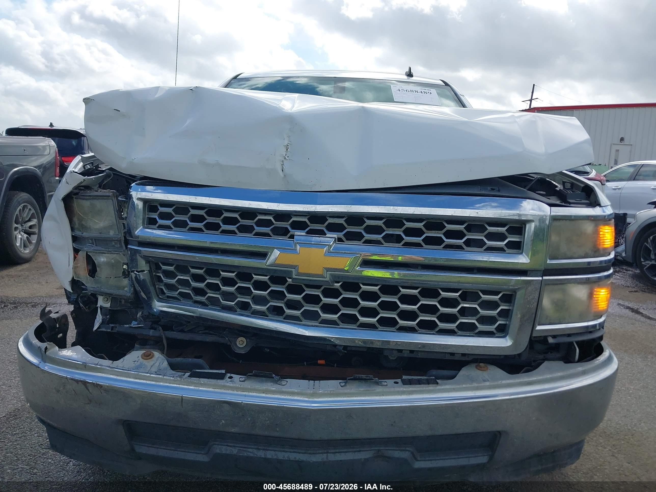 2014 Chevrolet Silverado 1500 Lt White vin: 3GCPCREH3EG427913