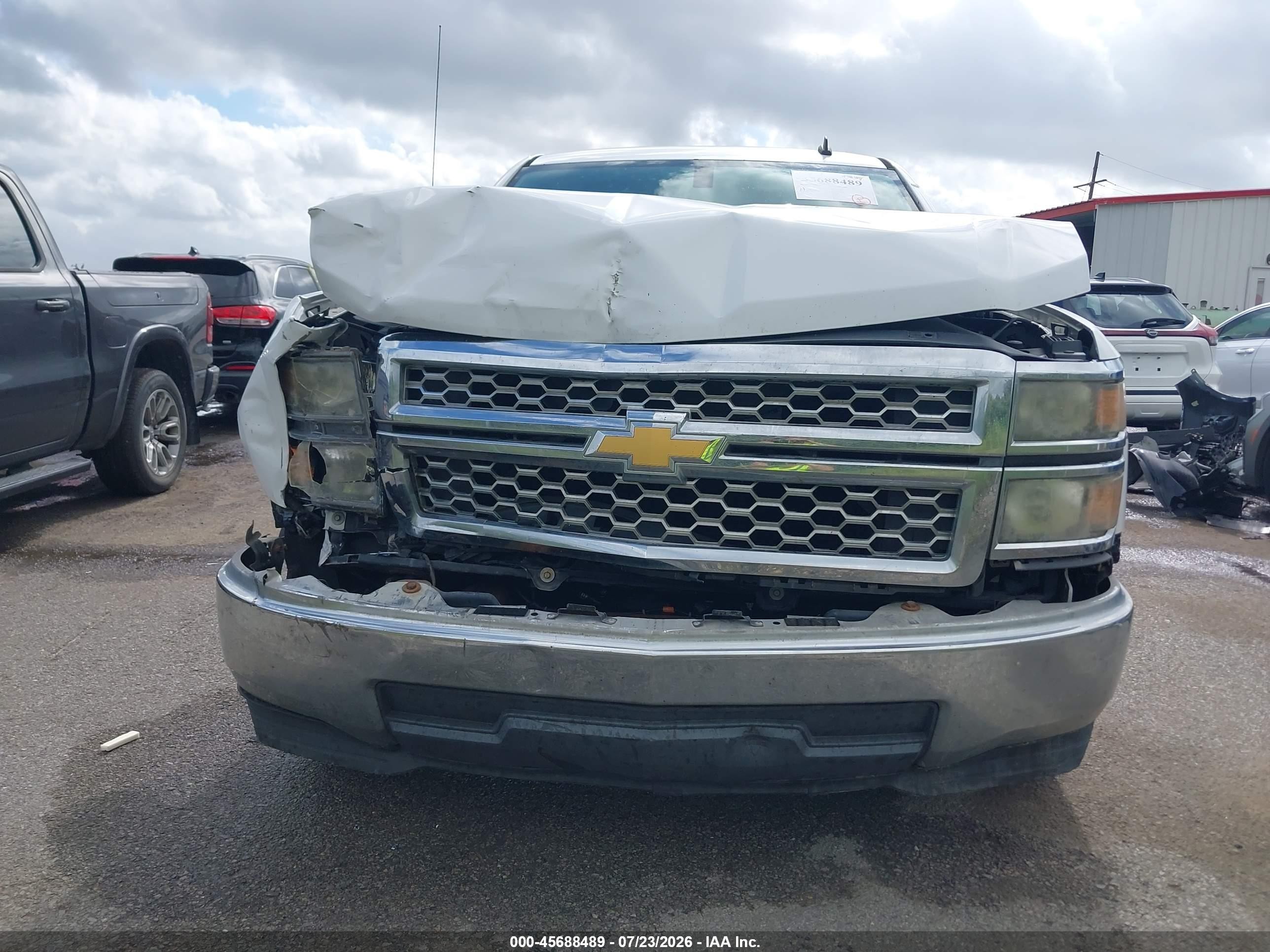 2014 Chevrolet Silverado 1500 Lt White vin: 3GCPCREH3EG427913