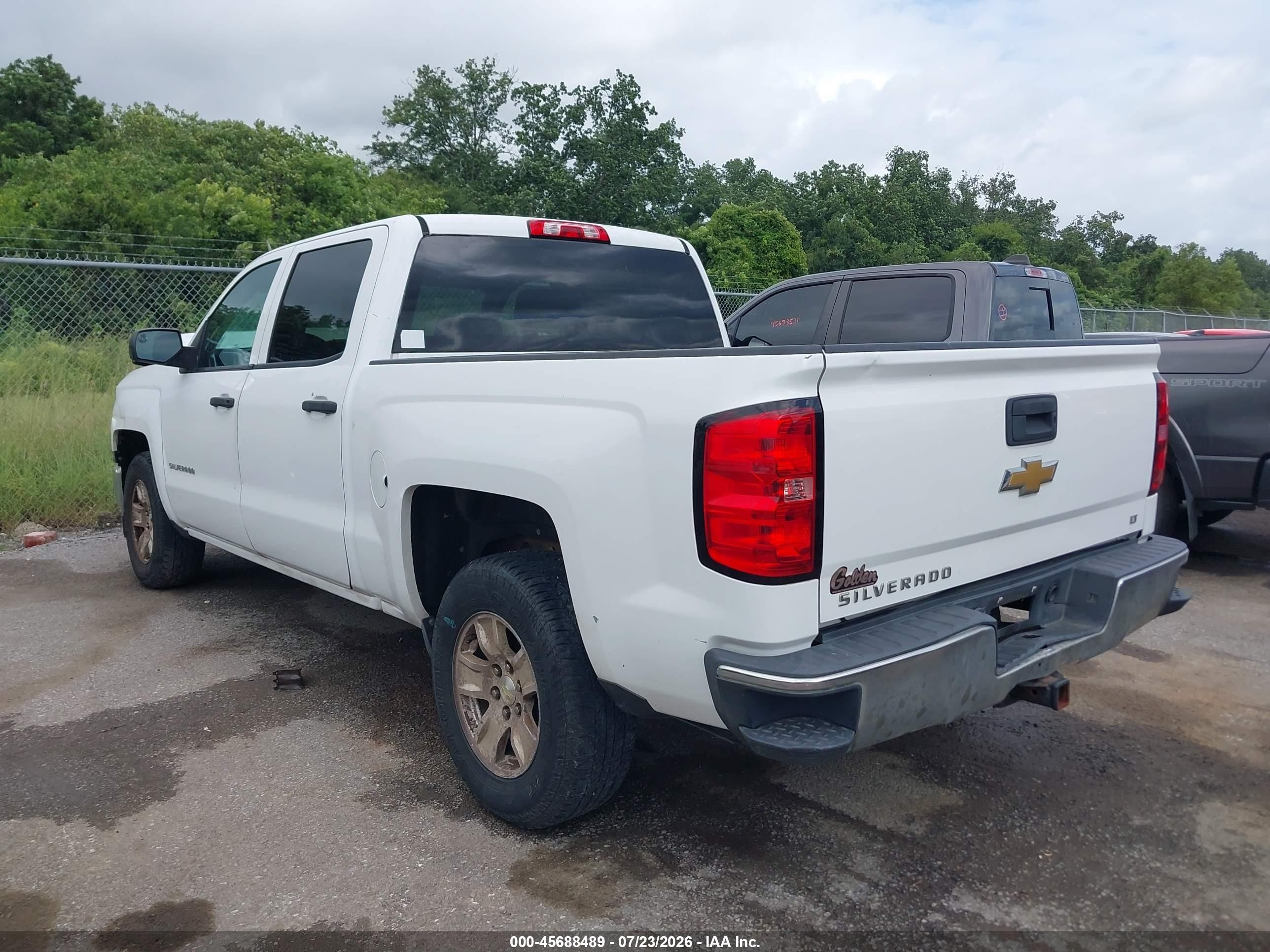 2014 Chevrolet Silverado 1500 Lt White vin: 3GCPCREH3EG427913