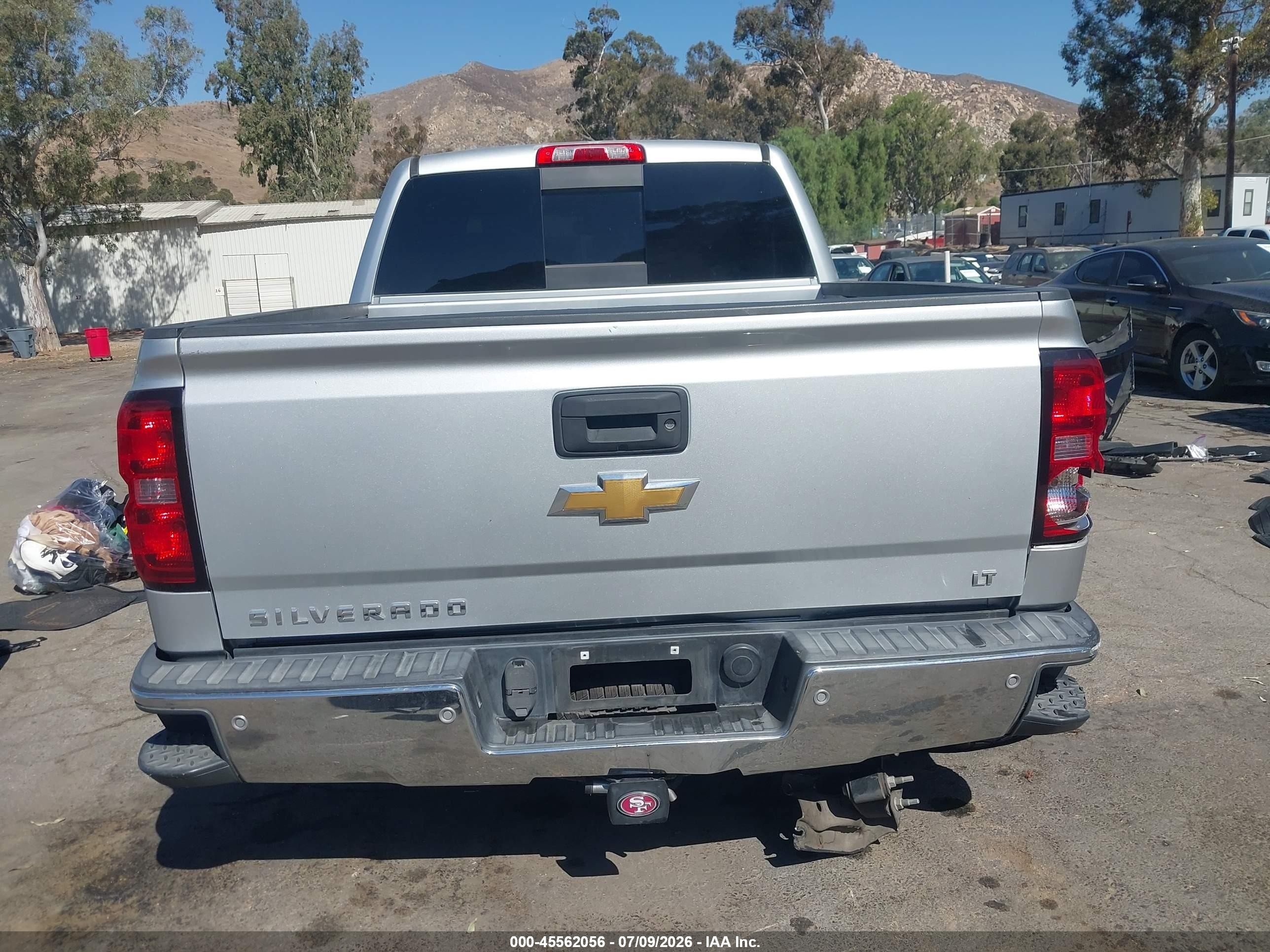 2014 Chevrolet Silverado 1500 Lt Silver vin: 3GCPCREH3EG487044