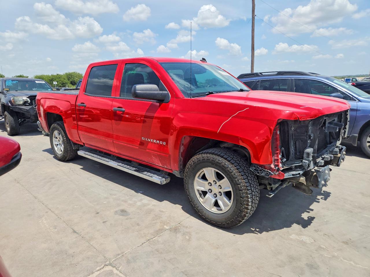 2014 Chevrolet Silverado C1500 Lt Red vin: 3GCPCREH4EG286334