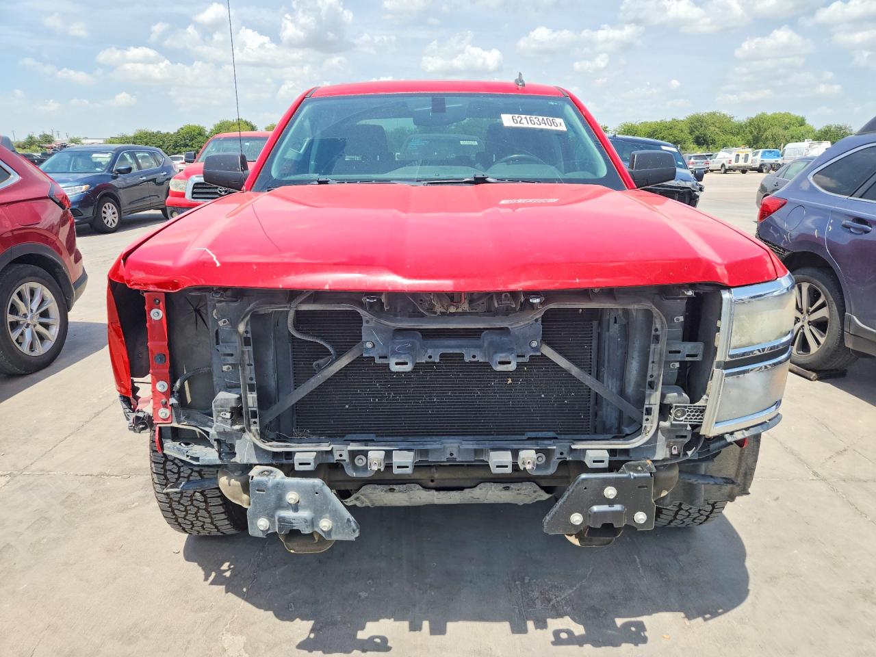 2014 Chevrolet Silverado C1500 Lt Red vin: 3GCPCREH4EG286334