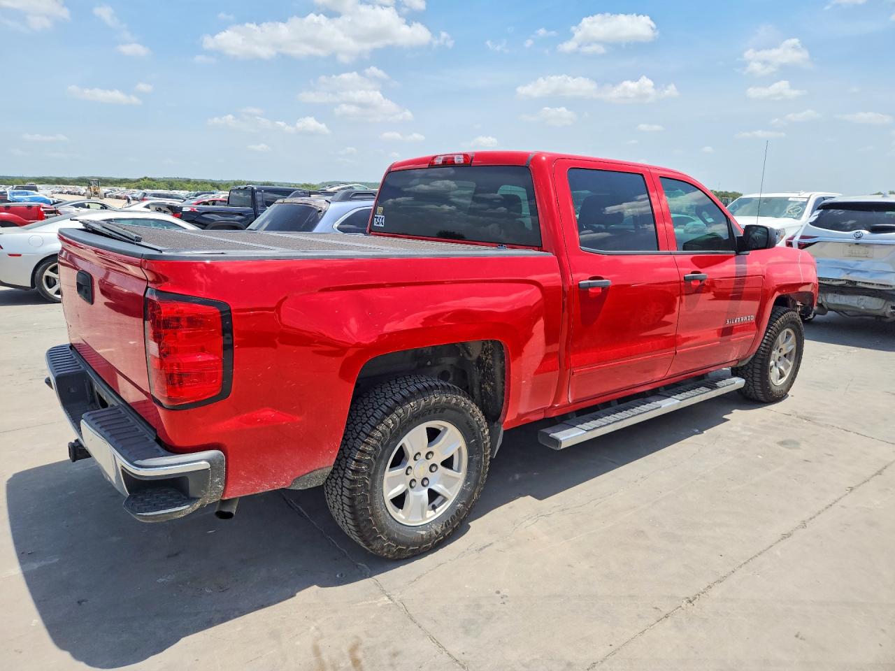 2014 Chevrolet Silverado C1500 Lt Red vin: 3GCPCREH4EG286334