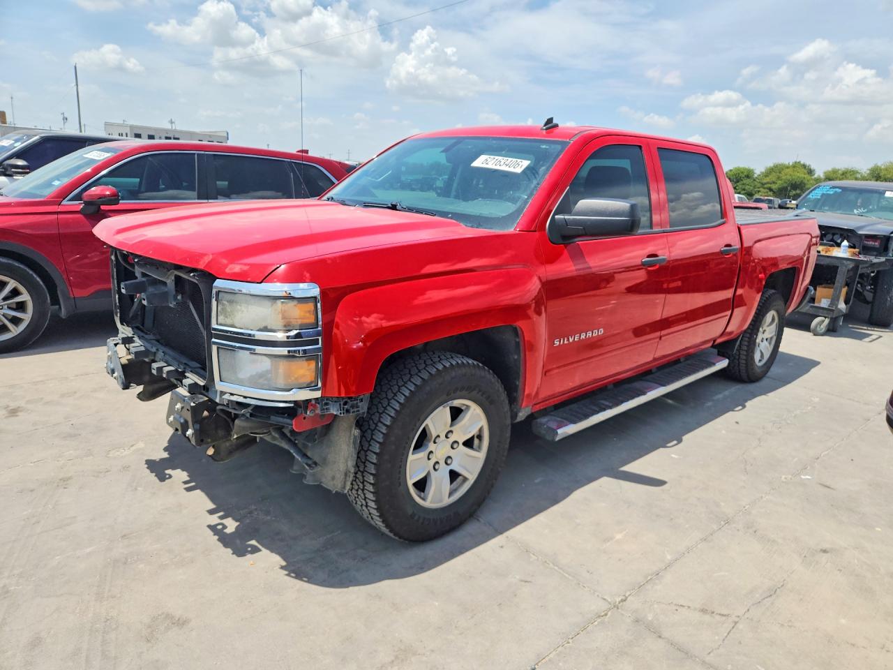 2014 Chevrolet Silverado C1500 Lt Красный vin: 3GCPCREH4EG286334