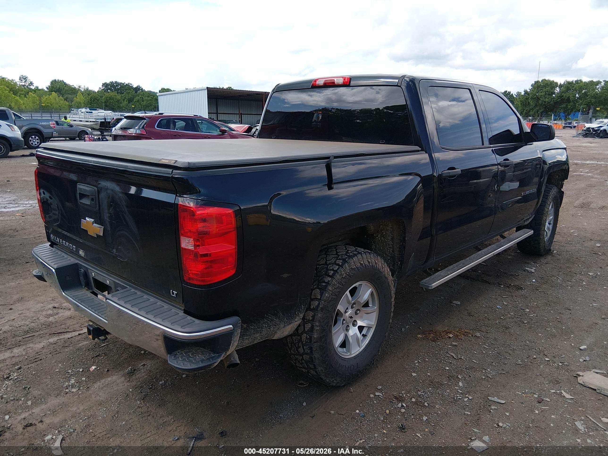 2014 Chevrolet Silverado 1500 1lt Black vin: 3GCPCREH4EG473394